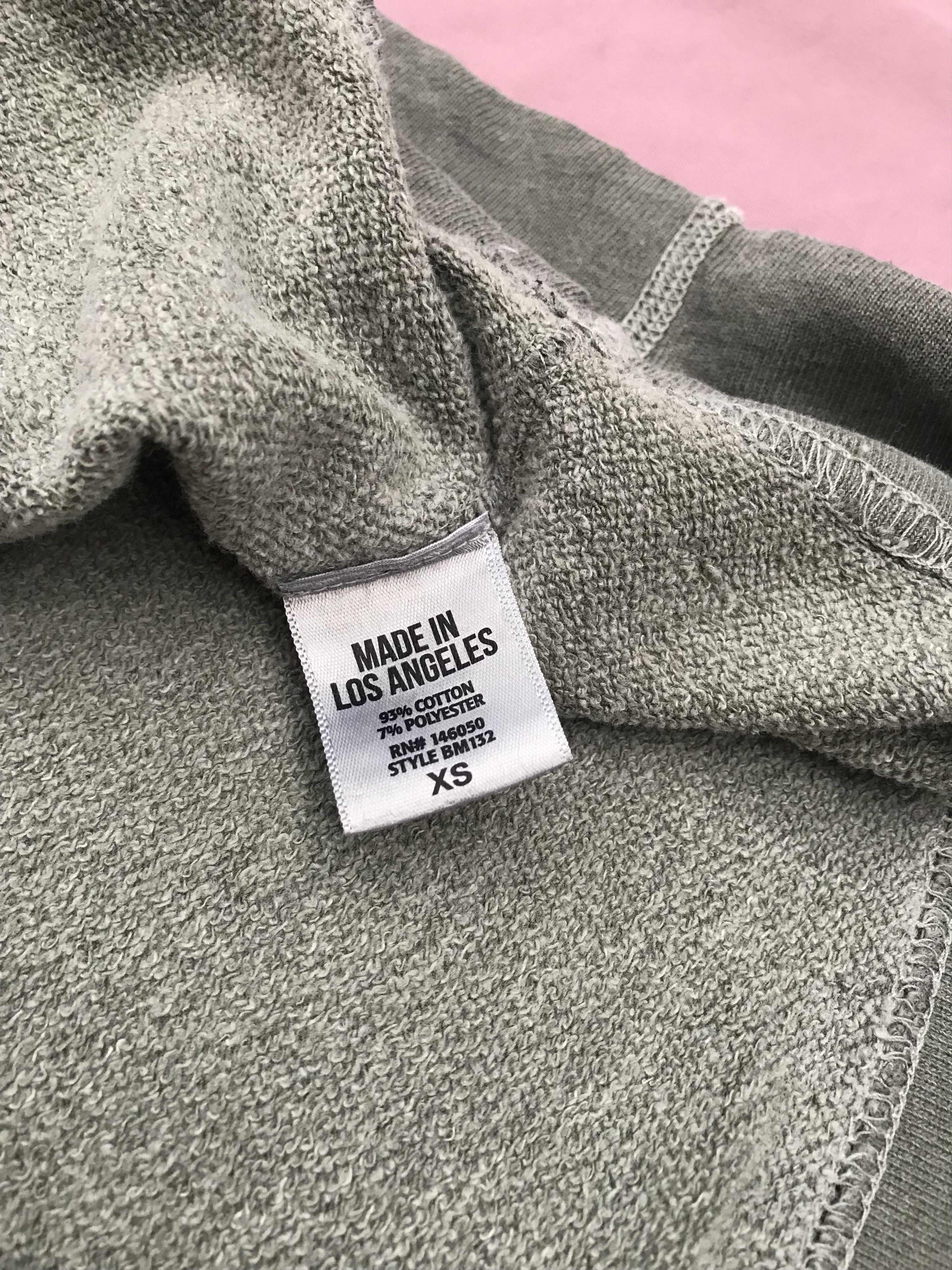 Buck Mason BUCK MASON MADE IN LOS ANGELES AMERICA GREEN WASHED CREWNECK Size US S / EU 44-46 / 1 - 2 Thumbnail