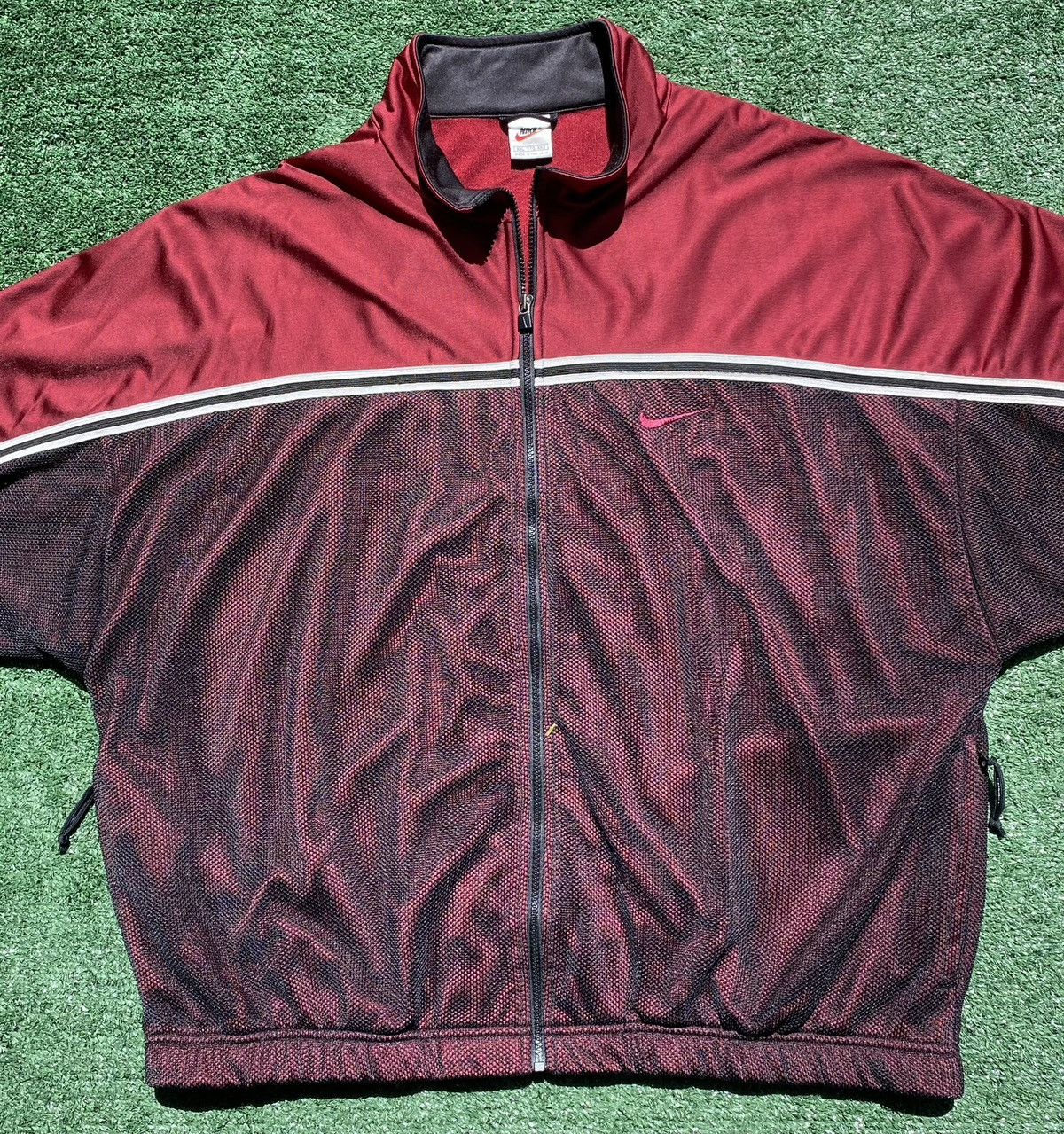 Nike 90’s Nike Swoosh Double Sided Net Mesh Jacket Men’s Size 2XL Size US XXL / EU 58 / 5 - 9 Thumbnail