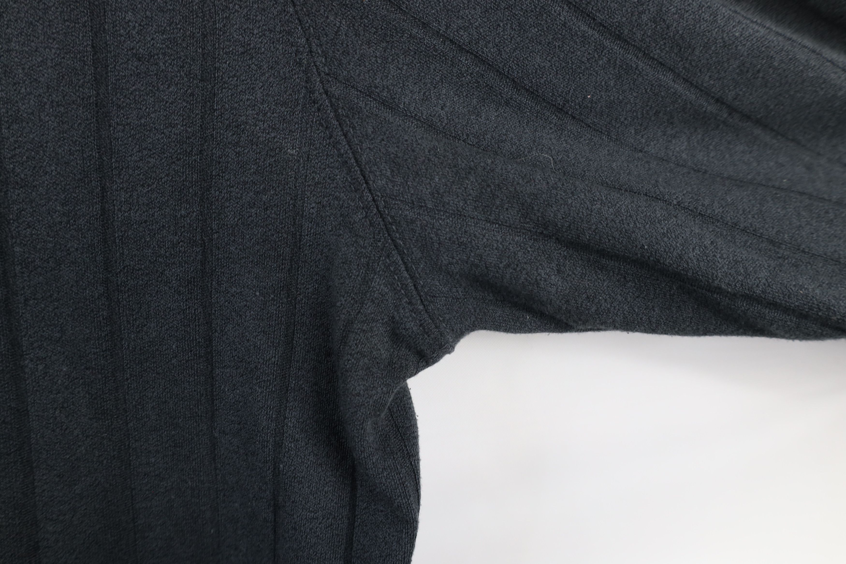 Vintage Vintage 90s Streetwear Ribbed Knit Long Sleeve Rugby Polo Size US XL / EU 56 / 4 - 7 Thumbnail