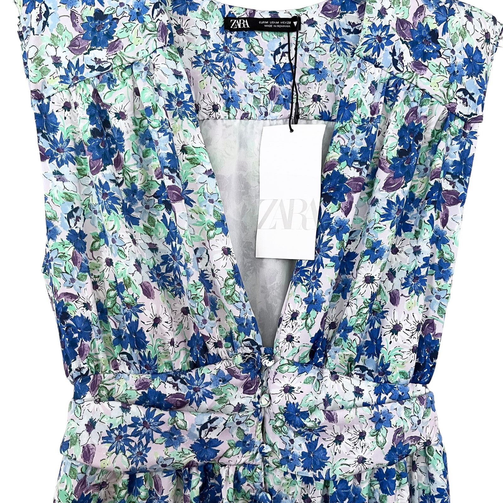 Zara Zara floral printed sleeveless midi dress size Medium Size M / US 6-8 / IT 42-44 - 8 Thumbnail