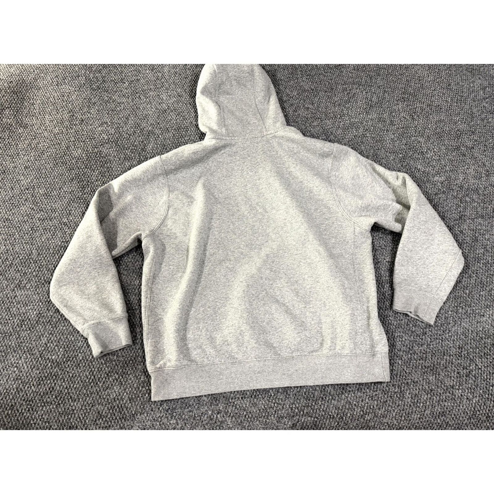 Nike Nike Hoodie Mens L Gray Pullover Fleece Kangaroo Pocket Swoosh Size US L / EU 52-54 / 3 - 6 Thumbnail