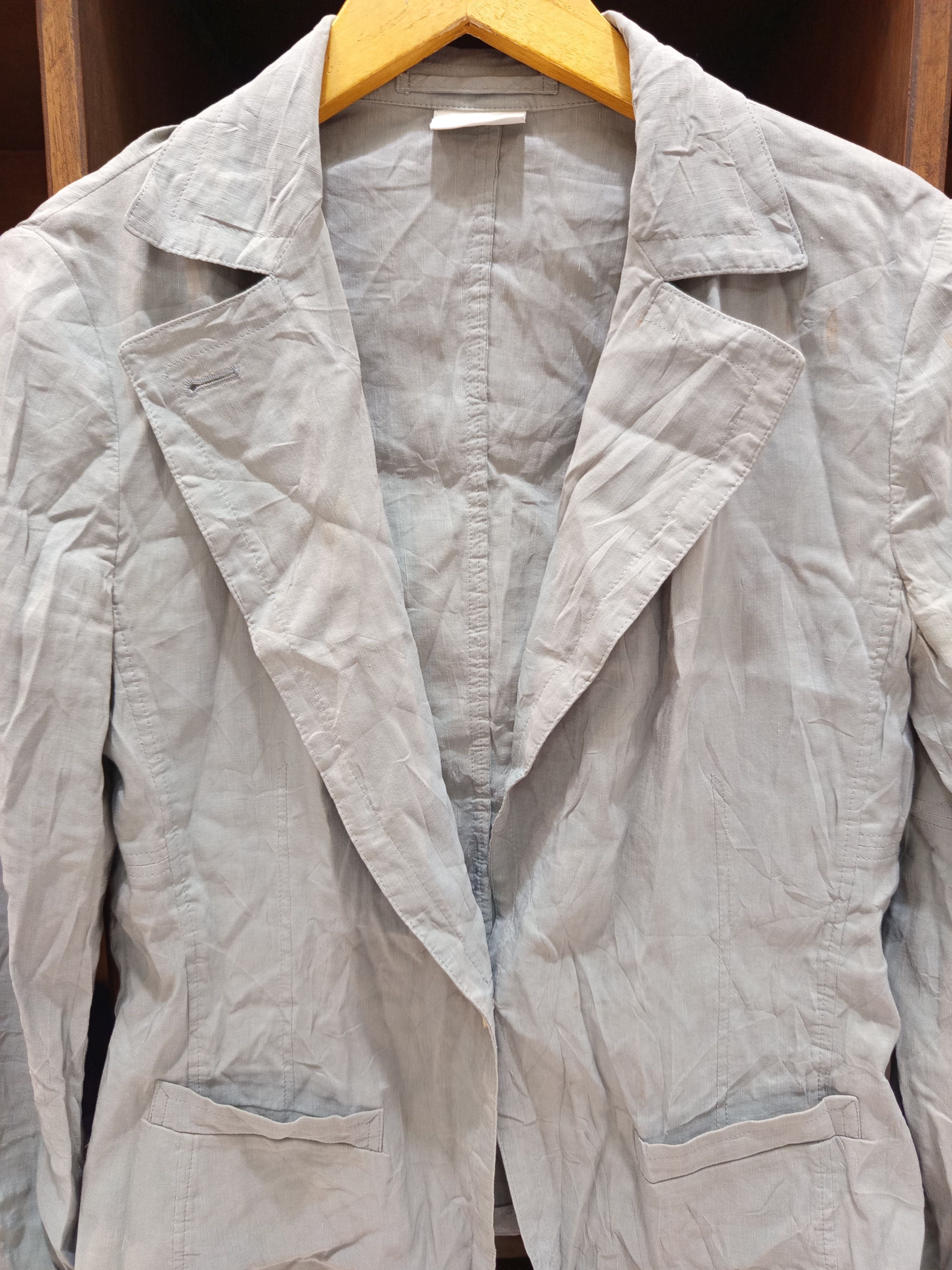 Dries Van Noten Dries Van Noten Linen Silk Blazer Size S / US 4 / IT 40 - 6 Thumbnail