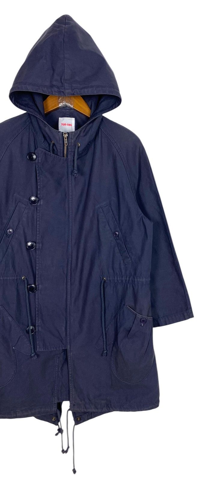 Issey Miyake Rare‼️ Ne-Net by Issey Miyake Hoodie Fishtail Parka Size US S / EU 44-46 / 1 - 3 Thumbnail
