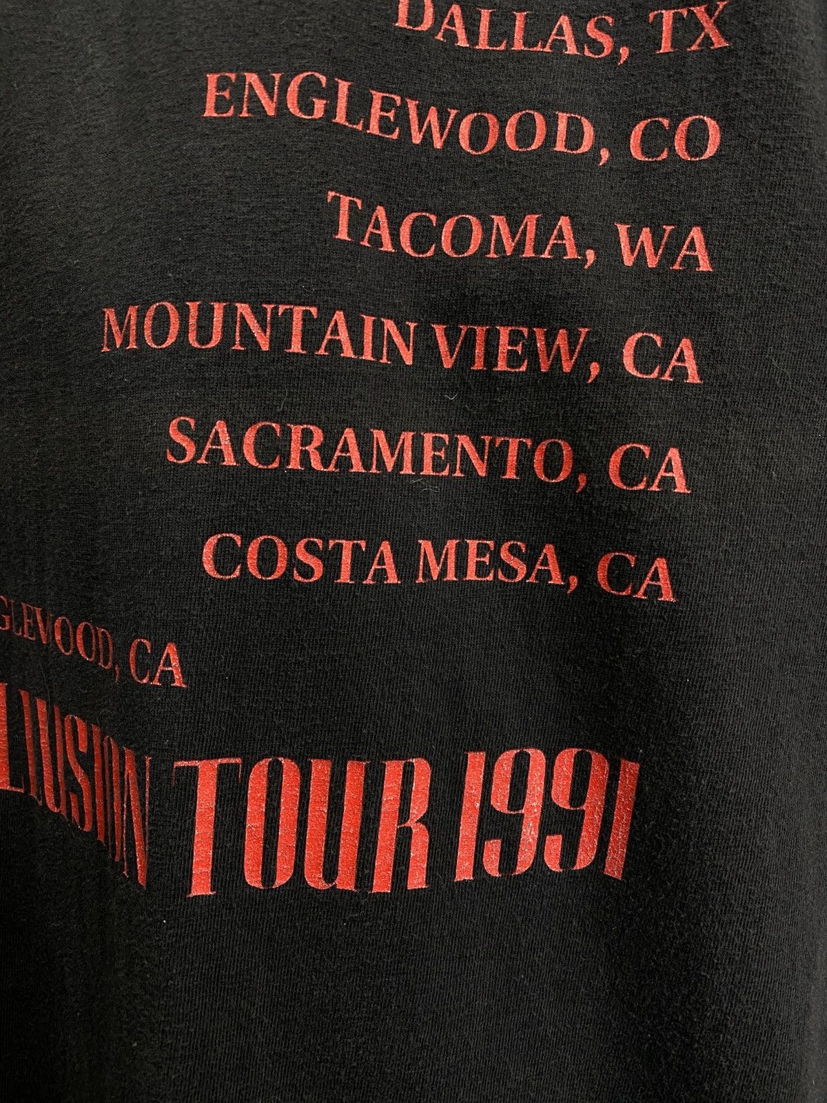 Band Tees × Vintage Vintage 90’s Guns n Roses Band Tee Shirt Large Size US L / EU 52-54 / 3 - 4 Thumbnail