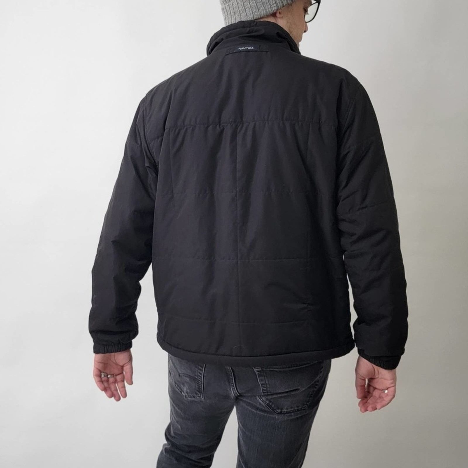 Nautica Nautica Black Sherpa Lined Jacket - M Size US M / EU 48-50 / 2 - 2 Thumbnail