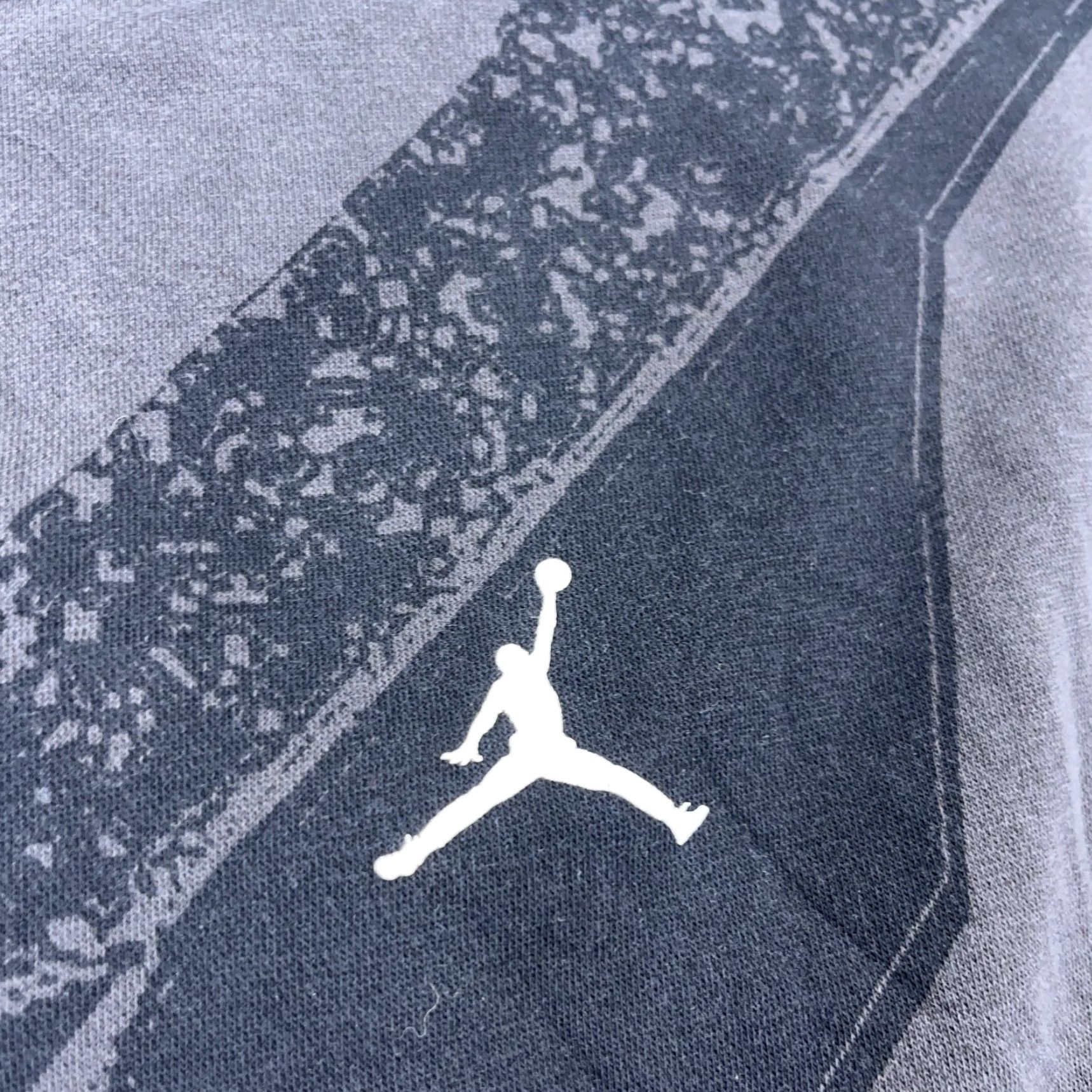 Jordan Brand Jordan Hoodie Men Medium Black Sweatshirt Zig Zag AOP All Over Retro Adult Size US M / EU 48-50 / 2 - 6 Thumbnail
