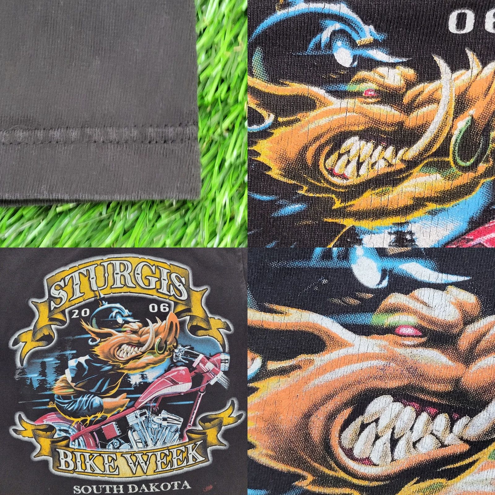 Vintage Sturgis Biker Week Shirt Medium Black Shirt Mens 2000s Graphics Logo Short Sleeve Crew Neck Cotton Polyester Size US M / EU 48-50 / 2 - 9 Thumbnail