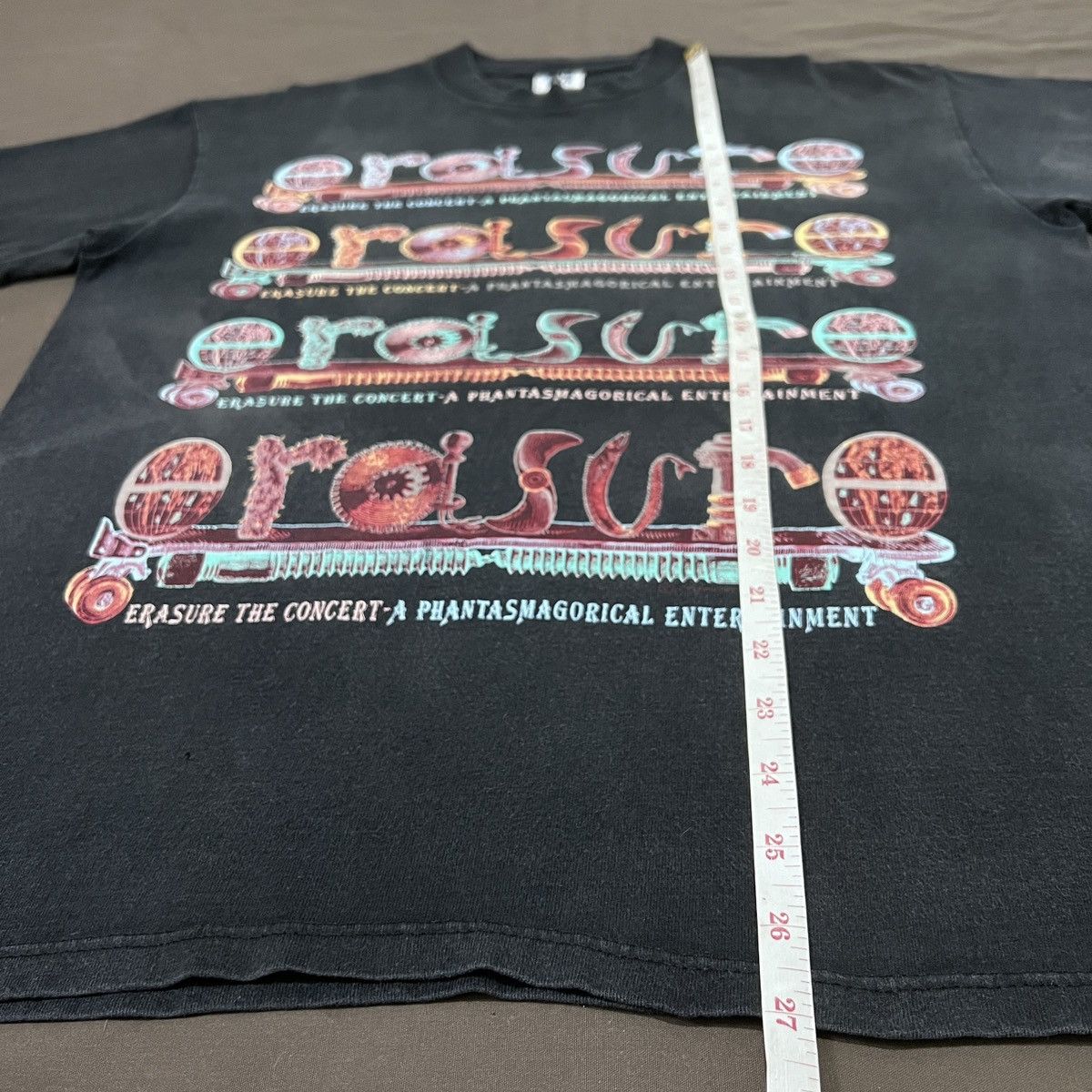 Band Tees × Vintage Vintage 90s Erasure Pop duo Promo Tee Faded Electropop Size US L / EU 52-54 / 3 - 8 Thumbnail