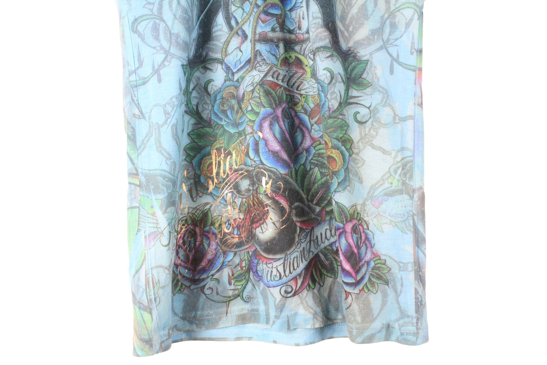 Christian Audigier × Ed Hardy Ed Hardy by Christian Audigier Polo T-Shirt Women's Medium Size M / US 6-8 / IT 42-44 - 4 Thumbnail