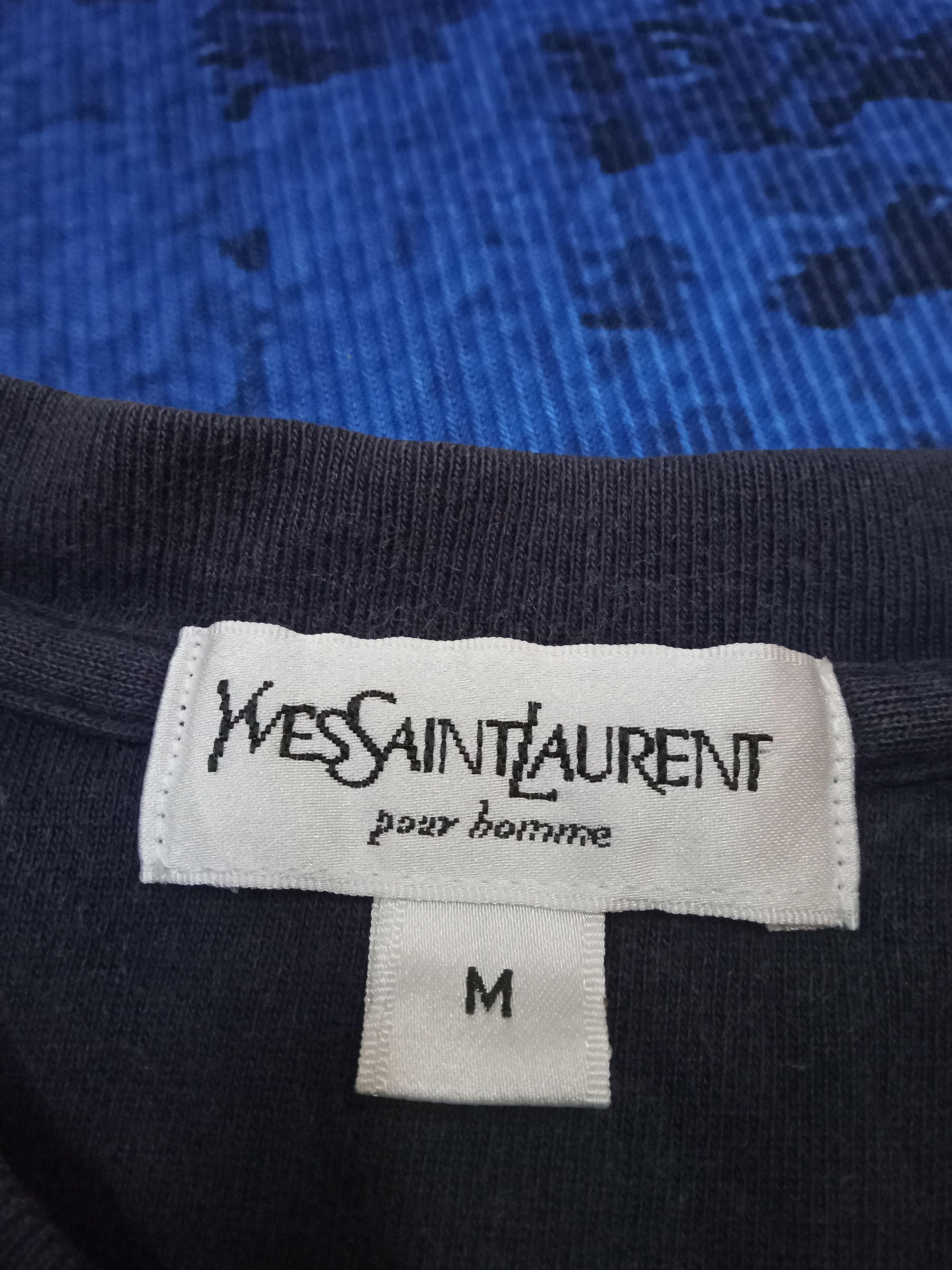 Yves Saint Laurent Yves Saint Laurent Centre Spell Out Vintage T Shirt Size US M / EU 48-50 / 2 - 2 Thumbnail
