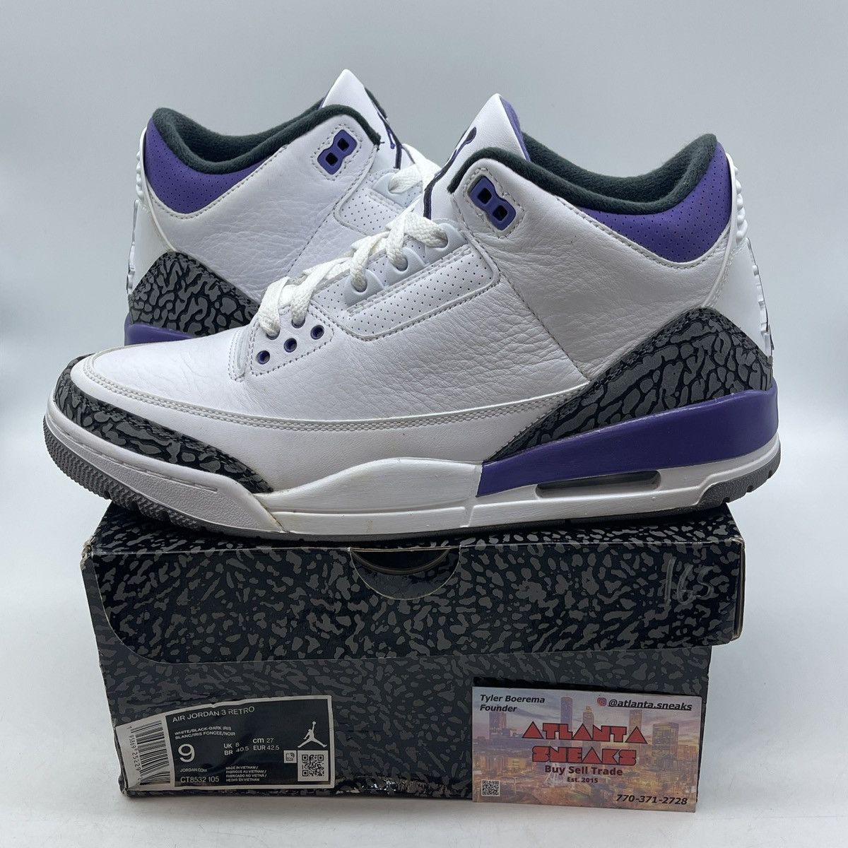 Air Jordan dark iris
