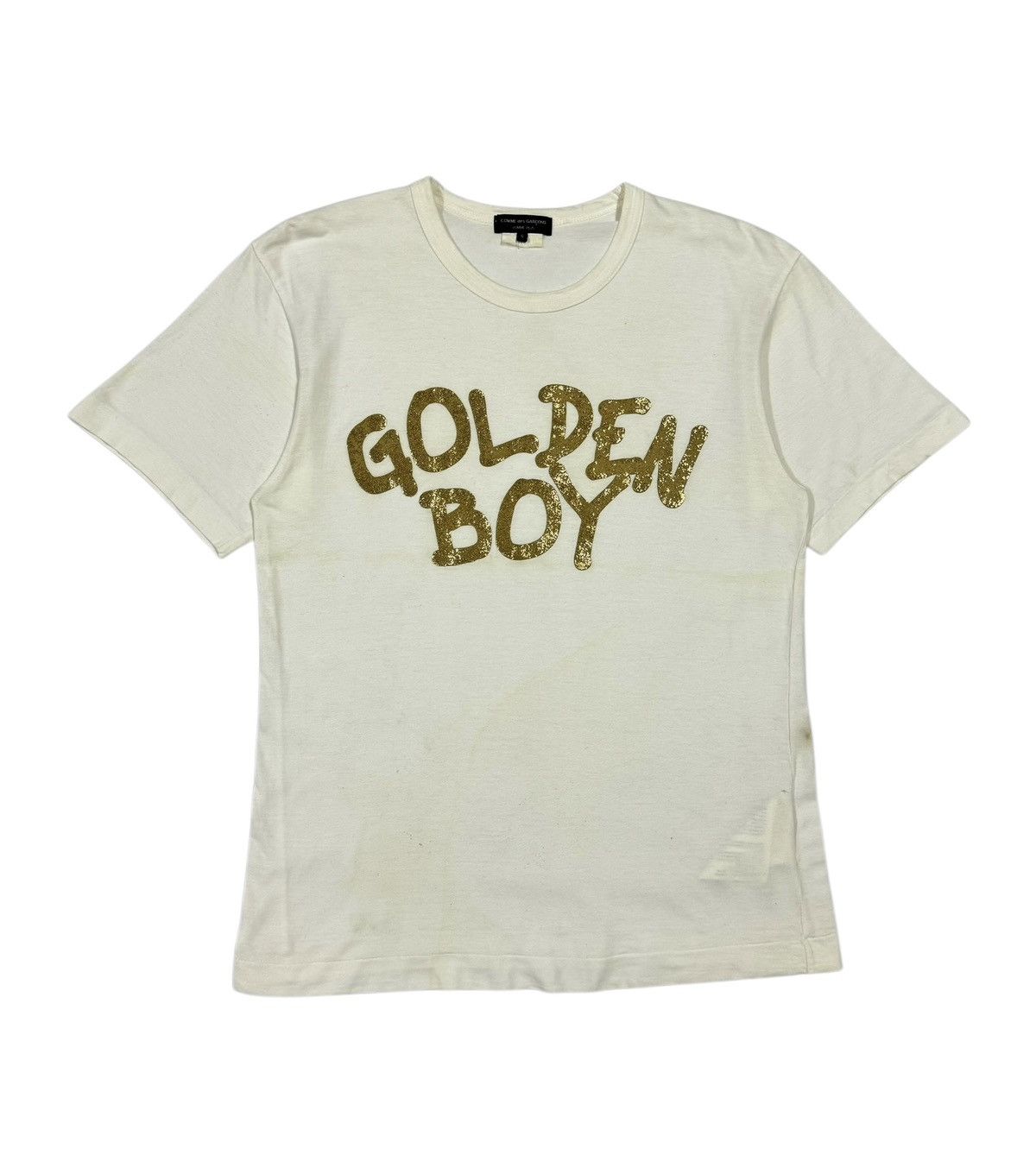 Comme des Garcons Homme × Comme des Garcons Homme Plus SS2007 Comme Des Garcons Homme Golden Boy Glitter Printed Size US S / EU 44-46 / 1 - 1 Thumbnail