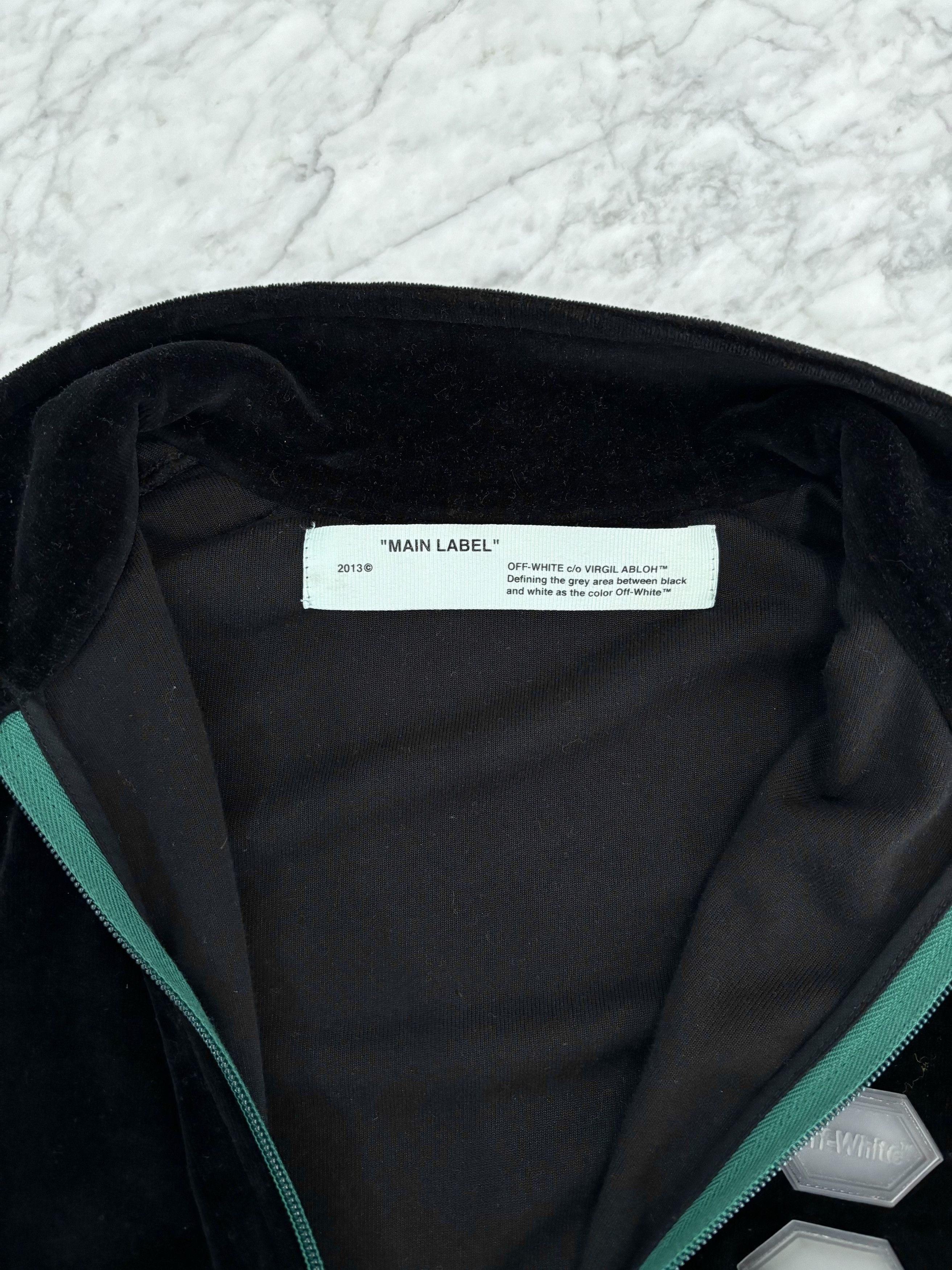 Off-White Off-White Velour Track Jacket Size US S / EU 44-46 / 1 - 3 Thumbnail