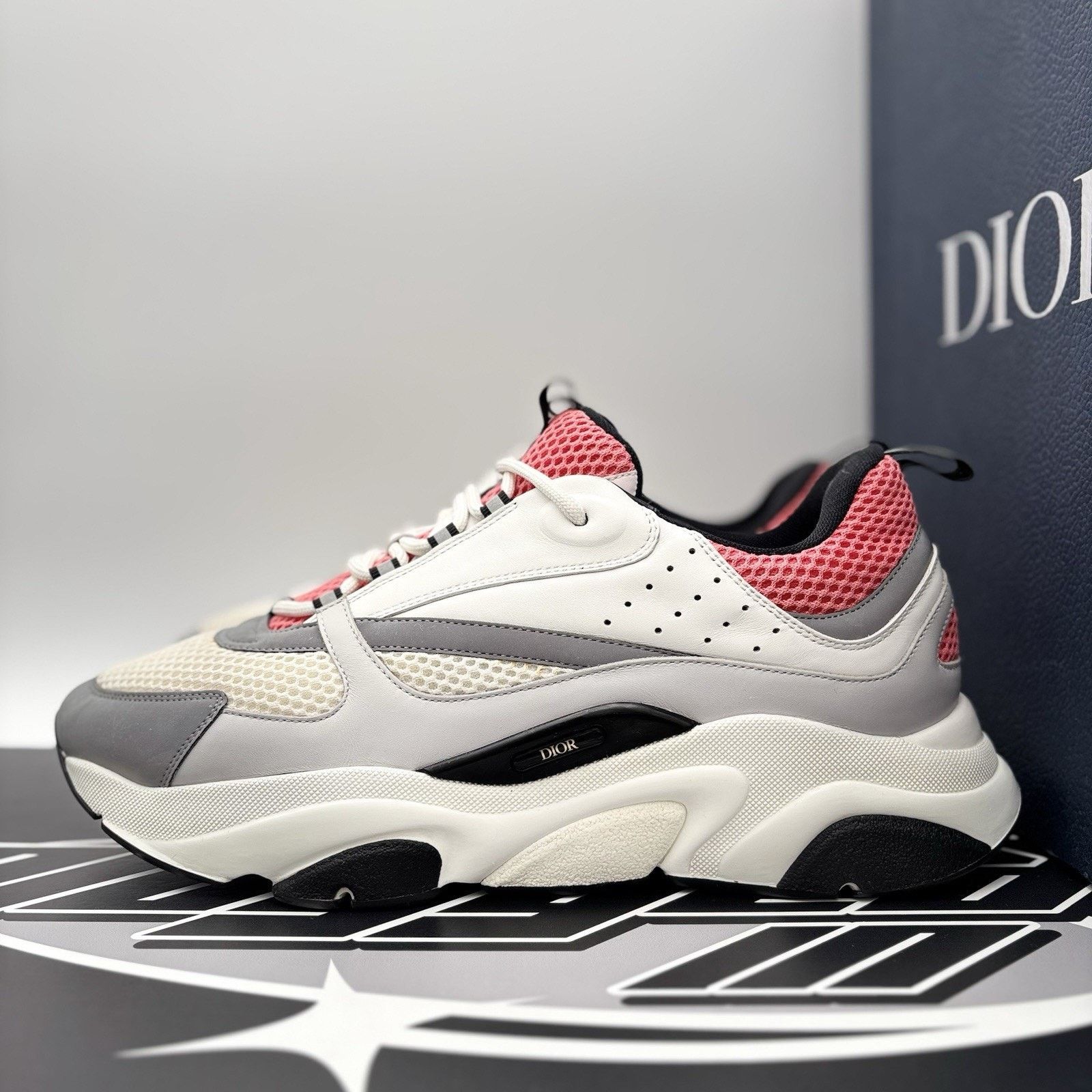 Dior Dior B22 ' White, Pink ' | GREAT CONDITION! Size US 14 / EU 47 - 1 Thumbnail