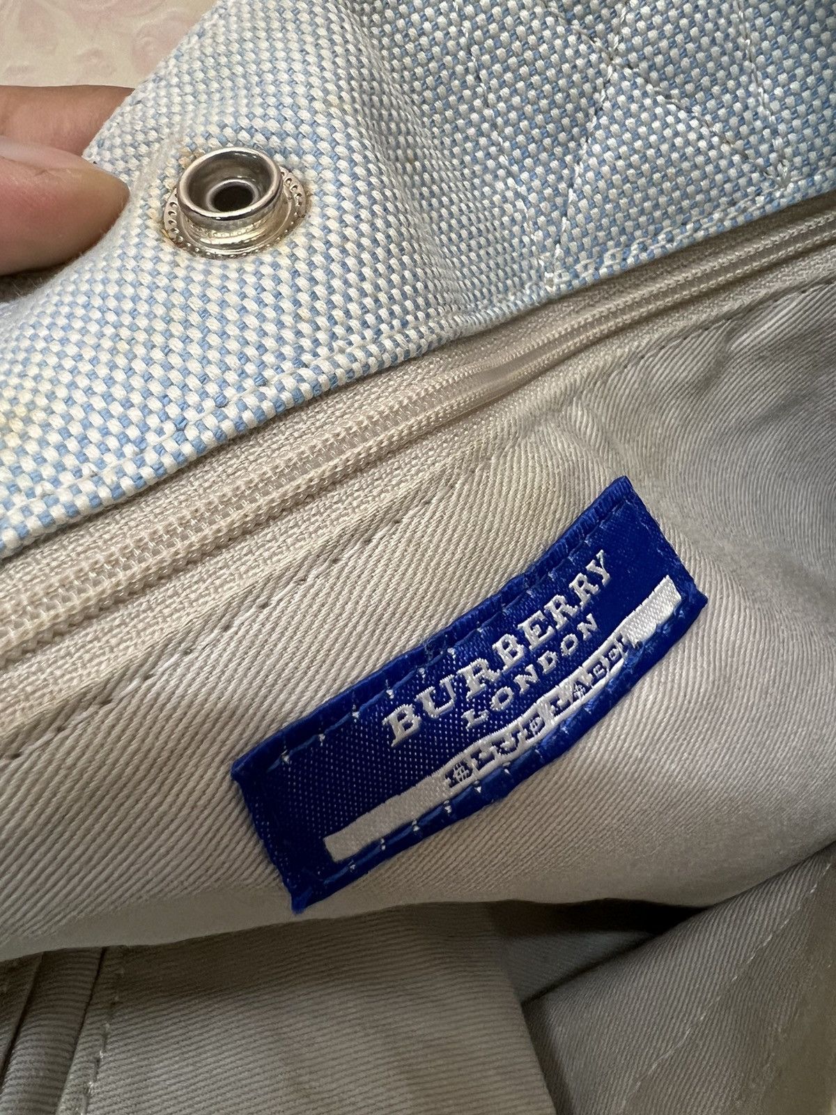 Burberry Vintage Burberry Blue Label Tote Bag Size ONE SIZE - 9 Thumbnail