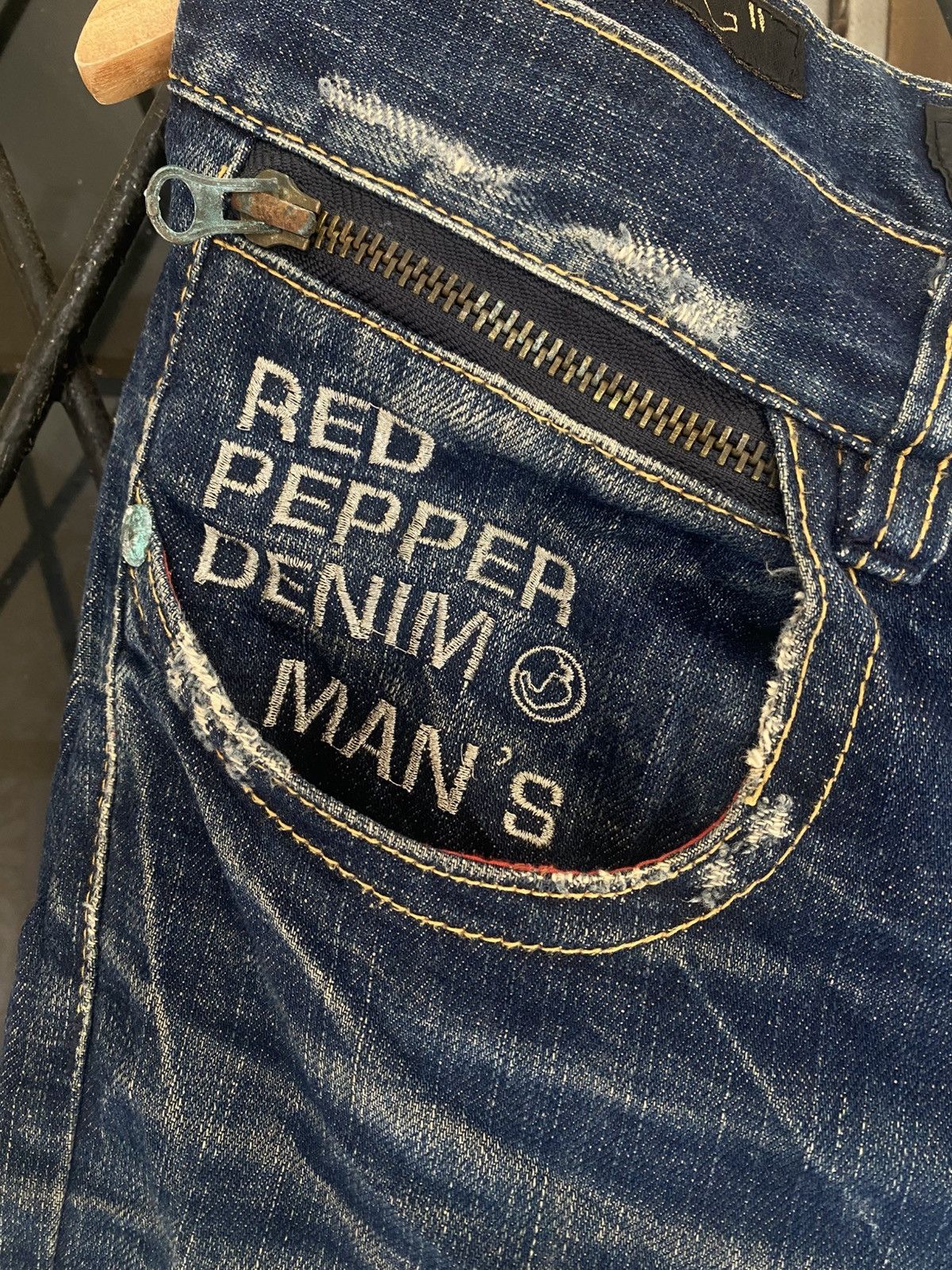 Japanese Brand Red Pepper 'Mr G' Gold Label Indigo Jeans Size US 33 - 5 Thumbnail