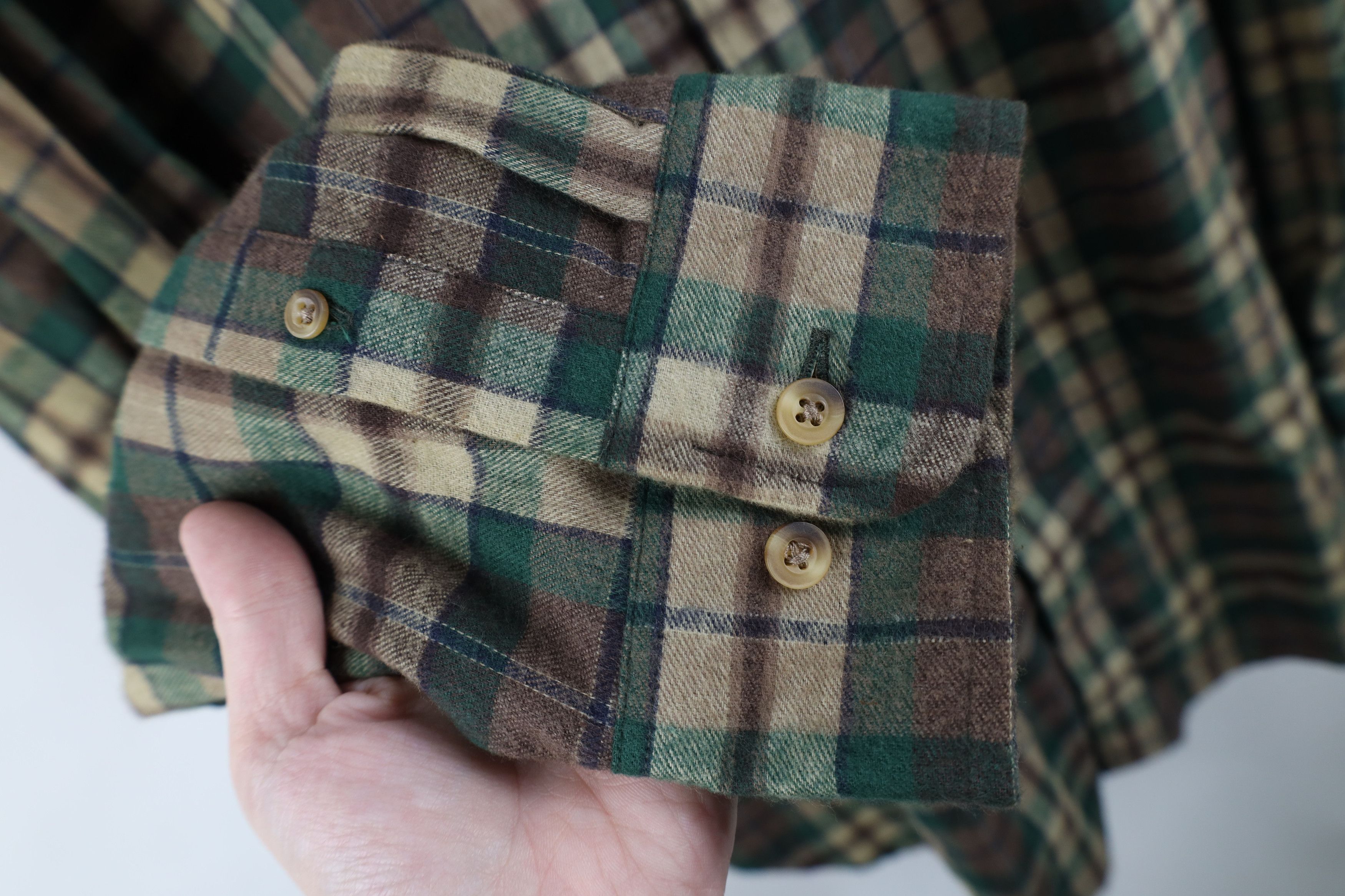 Vintage Vintage Y2K Streetwear Button Down Shirt Green Plaid Size US XXL / EU 58 / 5 - 4 Thumbnail