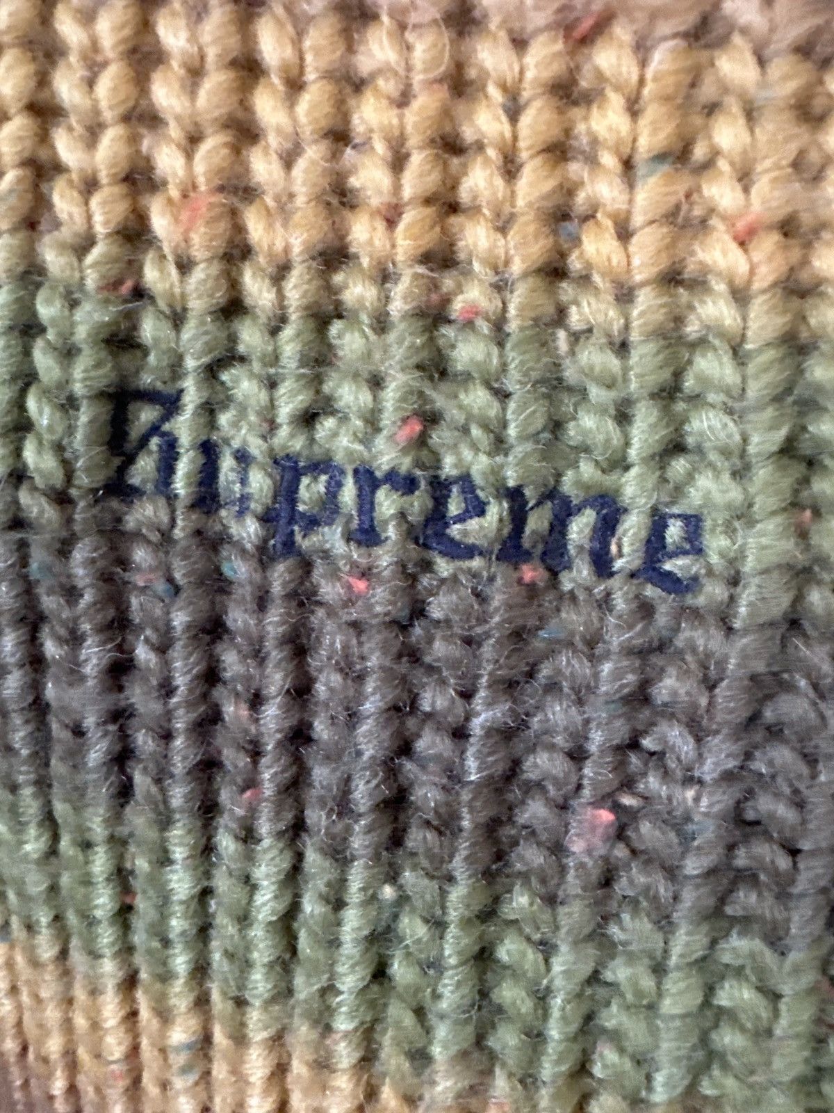 Supreme Supreme Wool Ombre Stripe Sweater S/L AW2017 Size US L / EU 52-54 / 3 - 4 Thumbnail