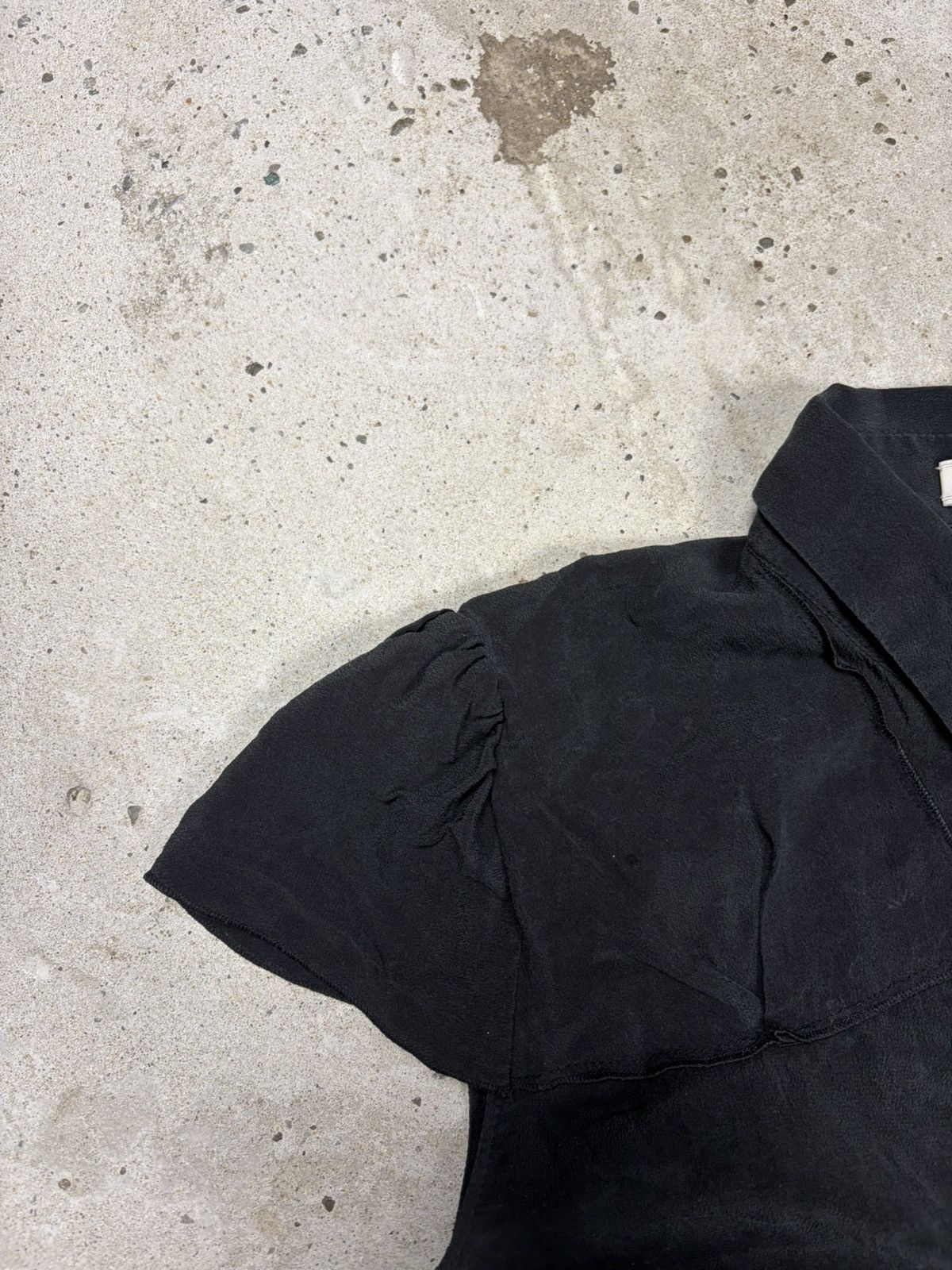 Prada Prada 2008 Black Silk Top Size M / US 6-8 / IT 42-44 - 7 Thumbnail