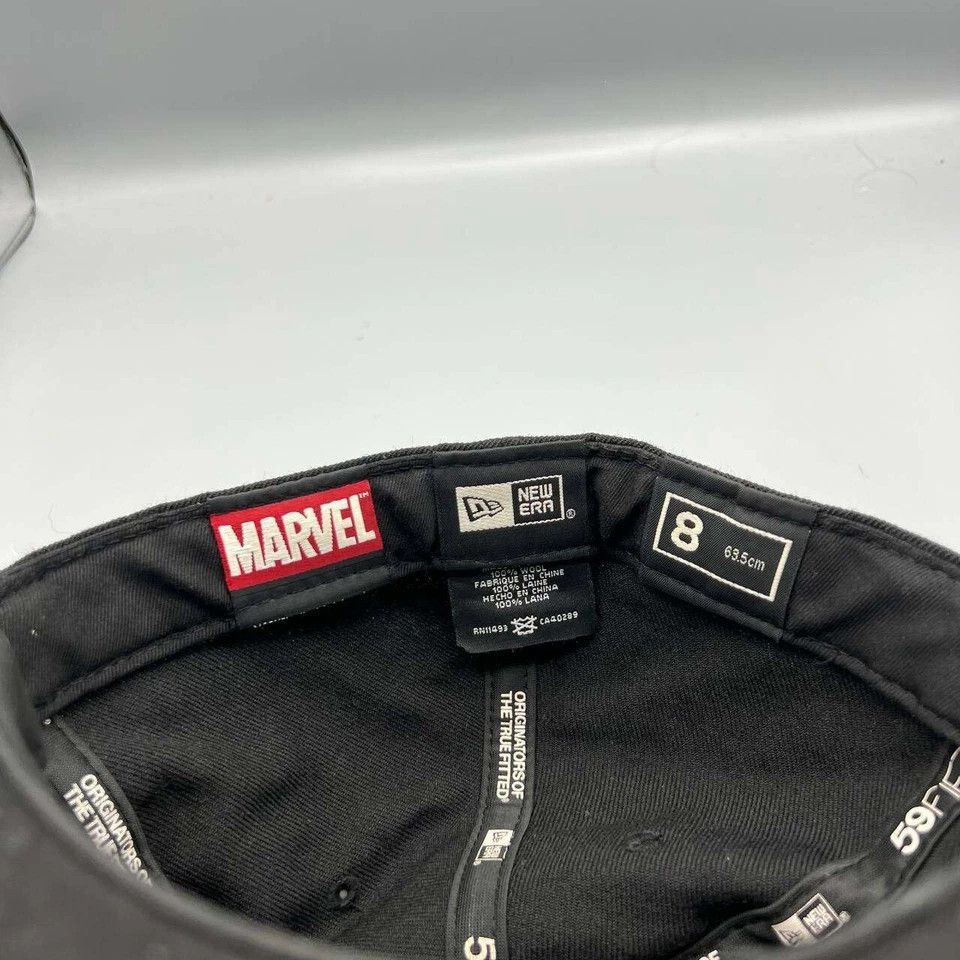 New Era Captain America Marvel Hat Men 8 59Fifty New Era Fitted Cap Size ONE SIZE - 7 Thumbnail
