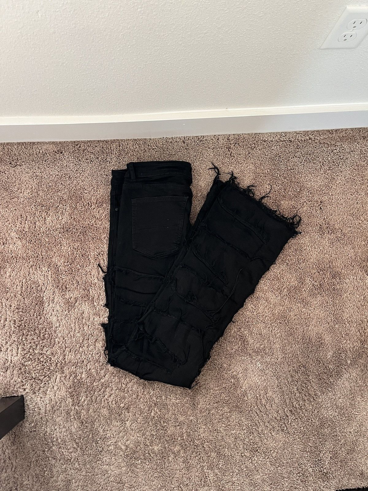 Rockstar Games Black Flared Jeans Size US 34 / EU 50 - 1 Thumbnail