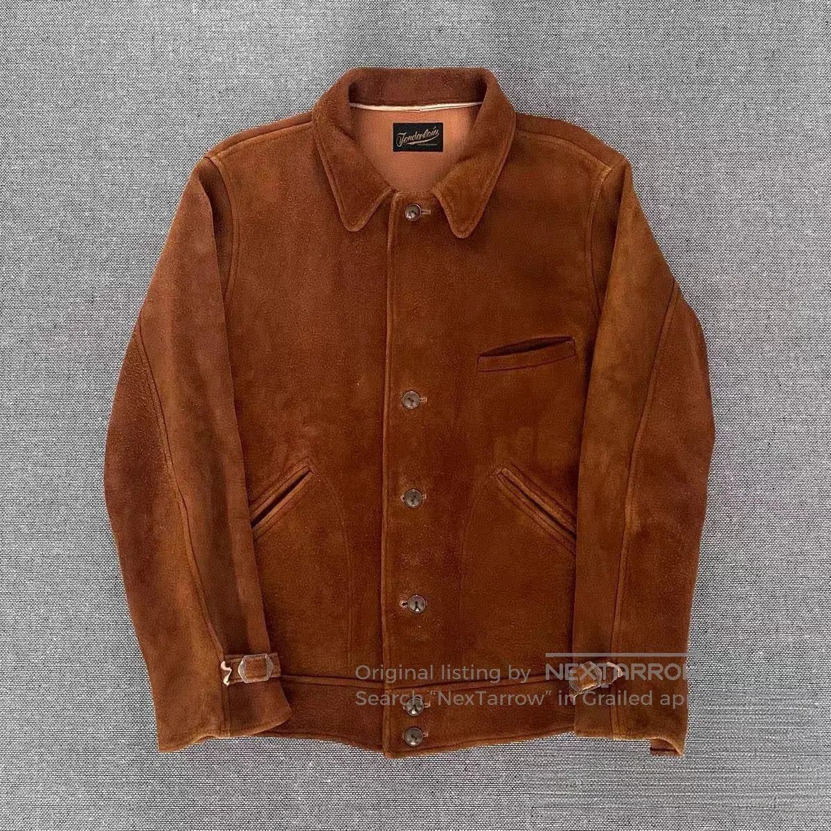 Tenderloin Tenderloin Brown Deer Suede Jacket. Size US L / EU 52-54 / 3 - 1 Thumbnail