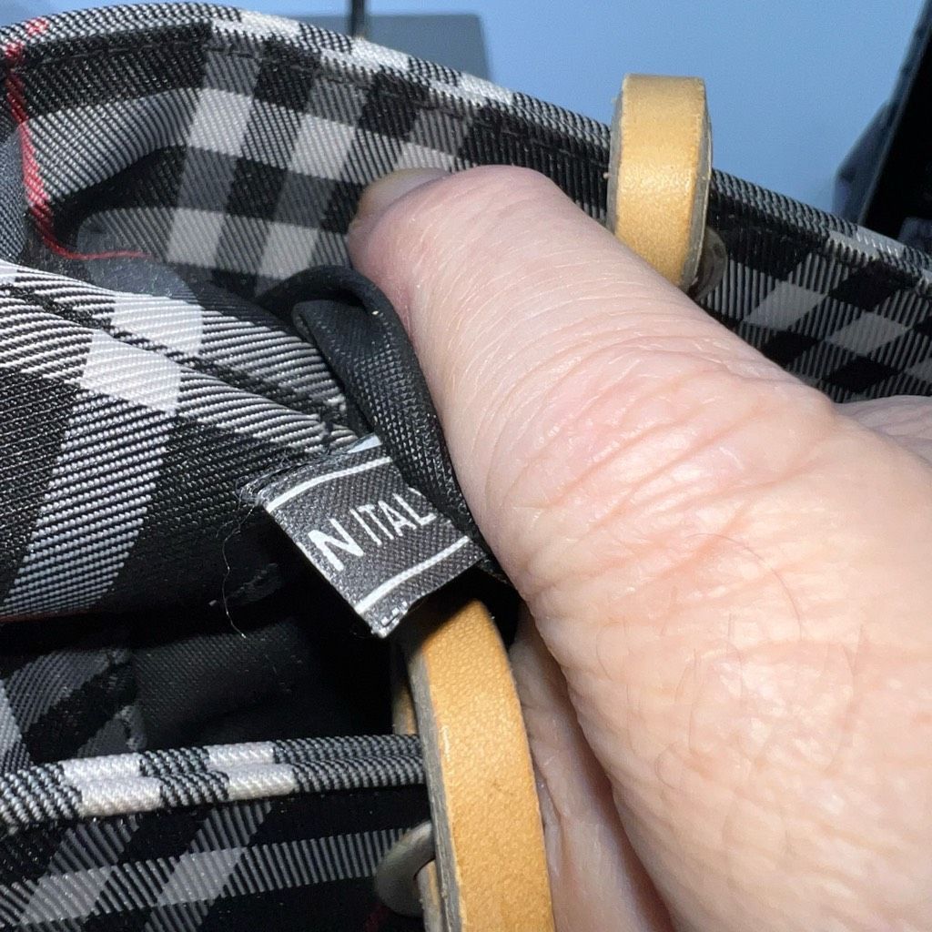 Burberry BURBERRY Nova Check Hand Bag Nylon Black Small Tote with Dust Bag Size ONE SIZE - 8 Thumbnail