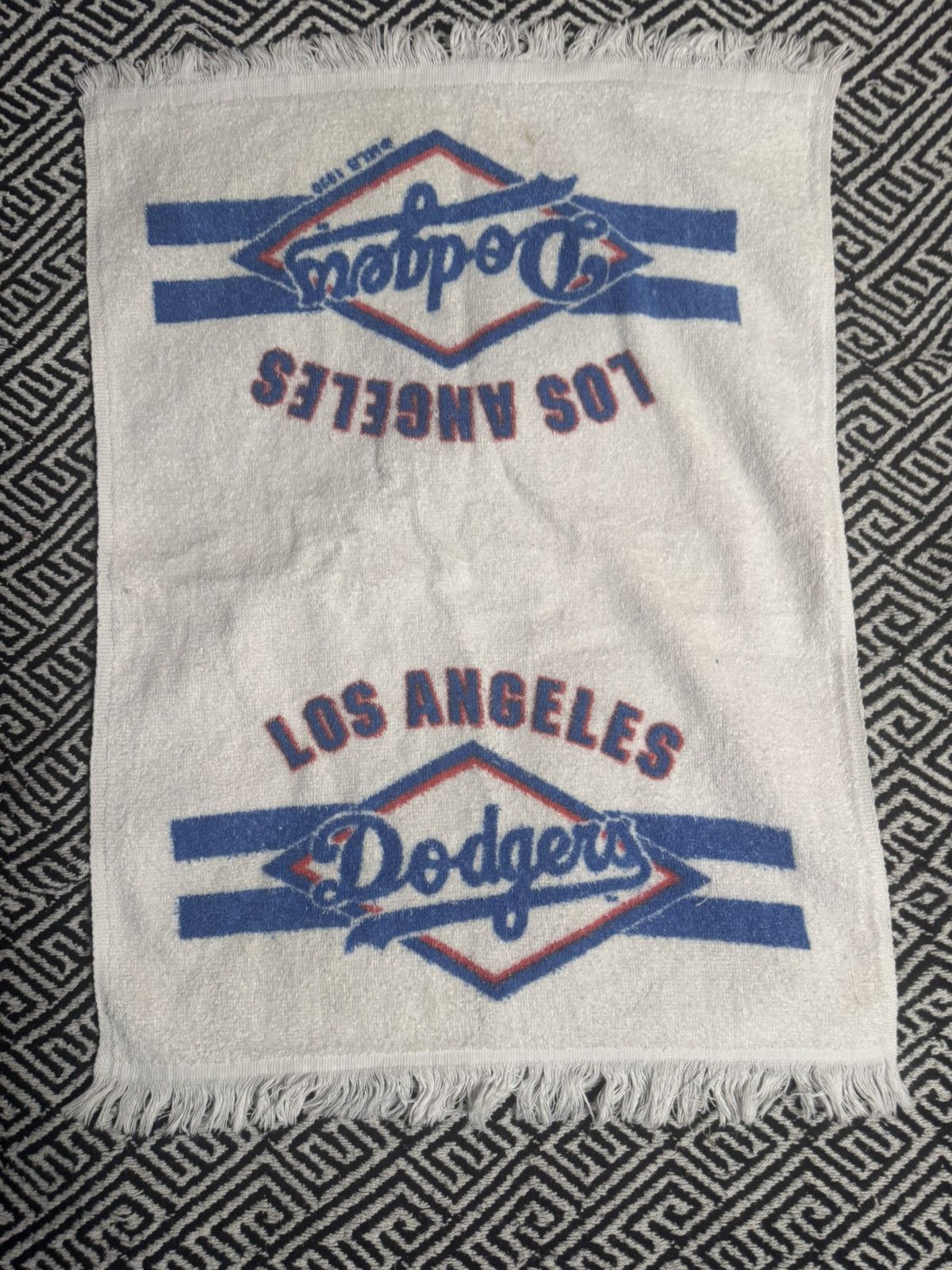 MLB 1985 Vintage Los Angeles Dodgers Fan Sweat Towel Size ONE SIZE - 2 Thumbnail