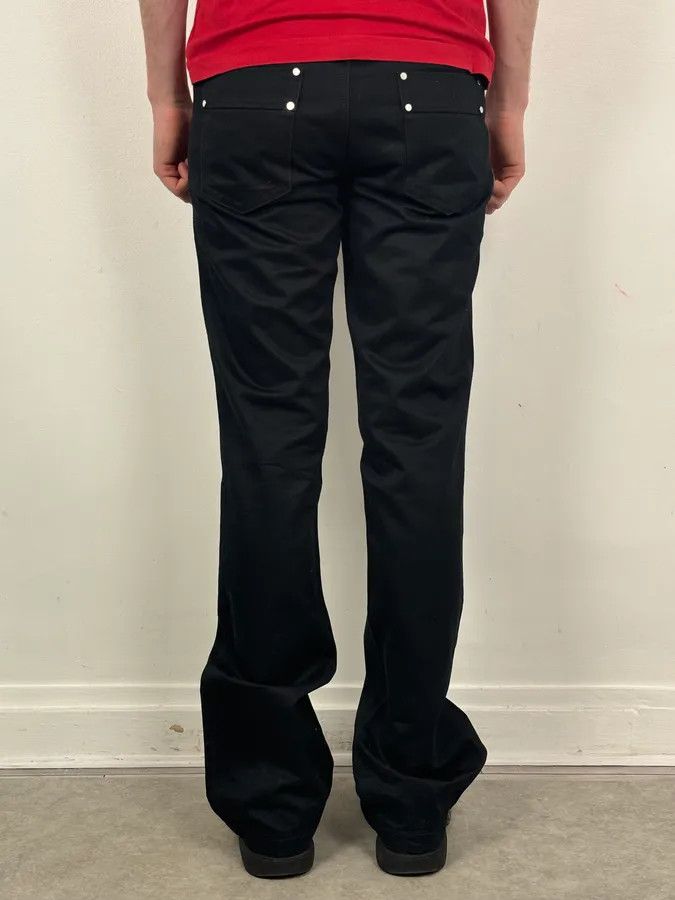 Dsquared2 AW2002 Dsquared2 Black Buttoned Zip Bootleg Pants Size 28" / US 6 / IT 42 - 3 Thumbnail