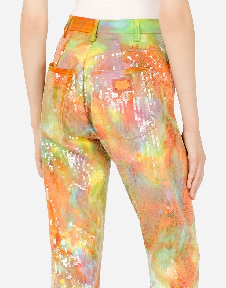 Dolce & Gabbana o1y0925 Casual Pant in Multicolor Size 30" / US 8 / IT 44 - 4 Thumbnail