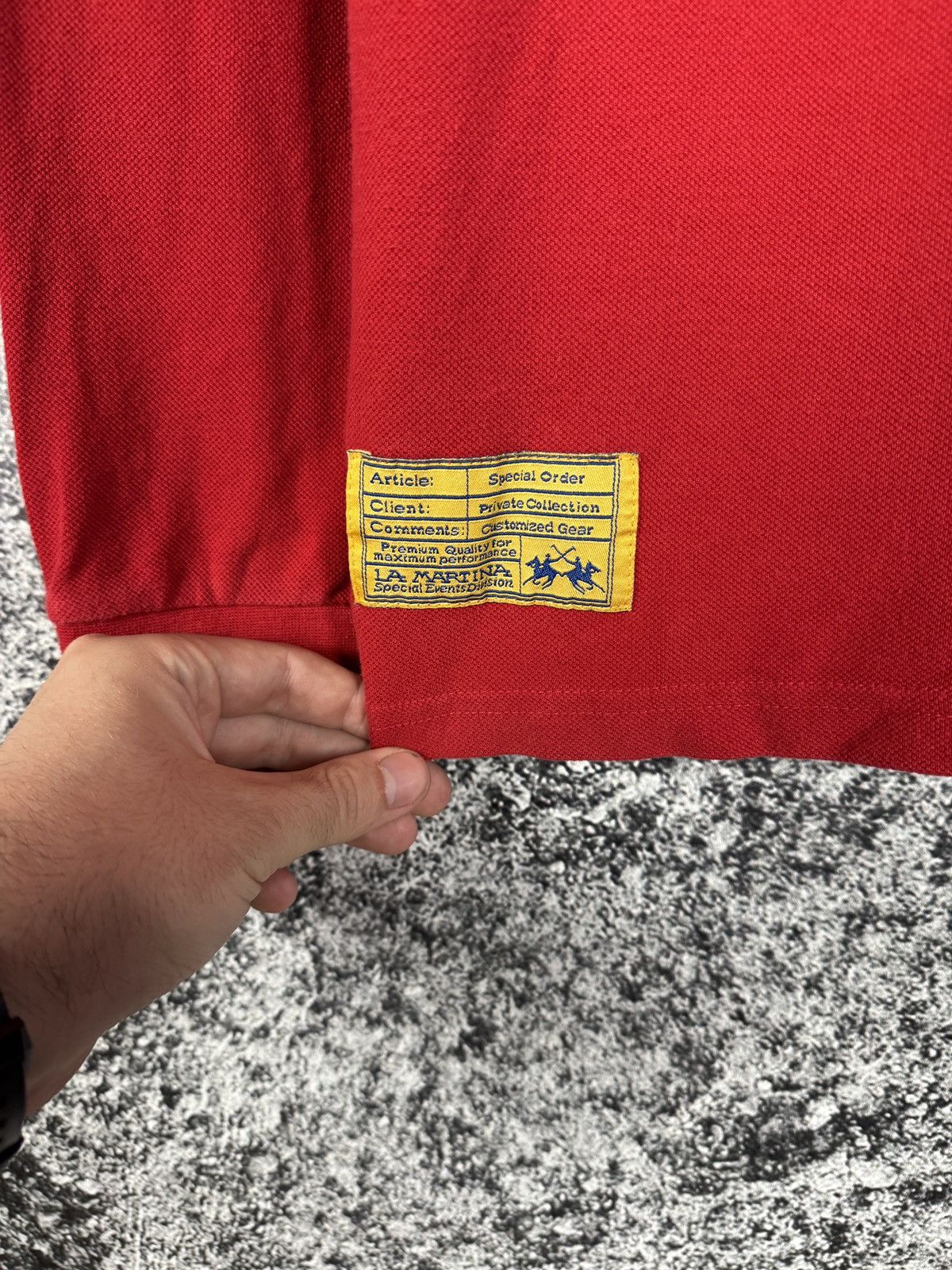 La Martina La Martina Long Sleeve Polo Big Logo Embroidery Rugby Style Size US L / EU 52-54 / 3 - 15 Thumbnail