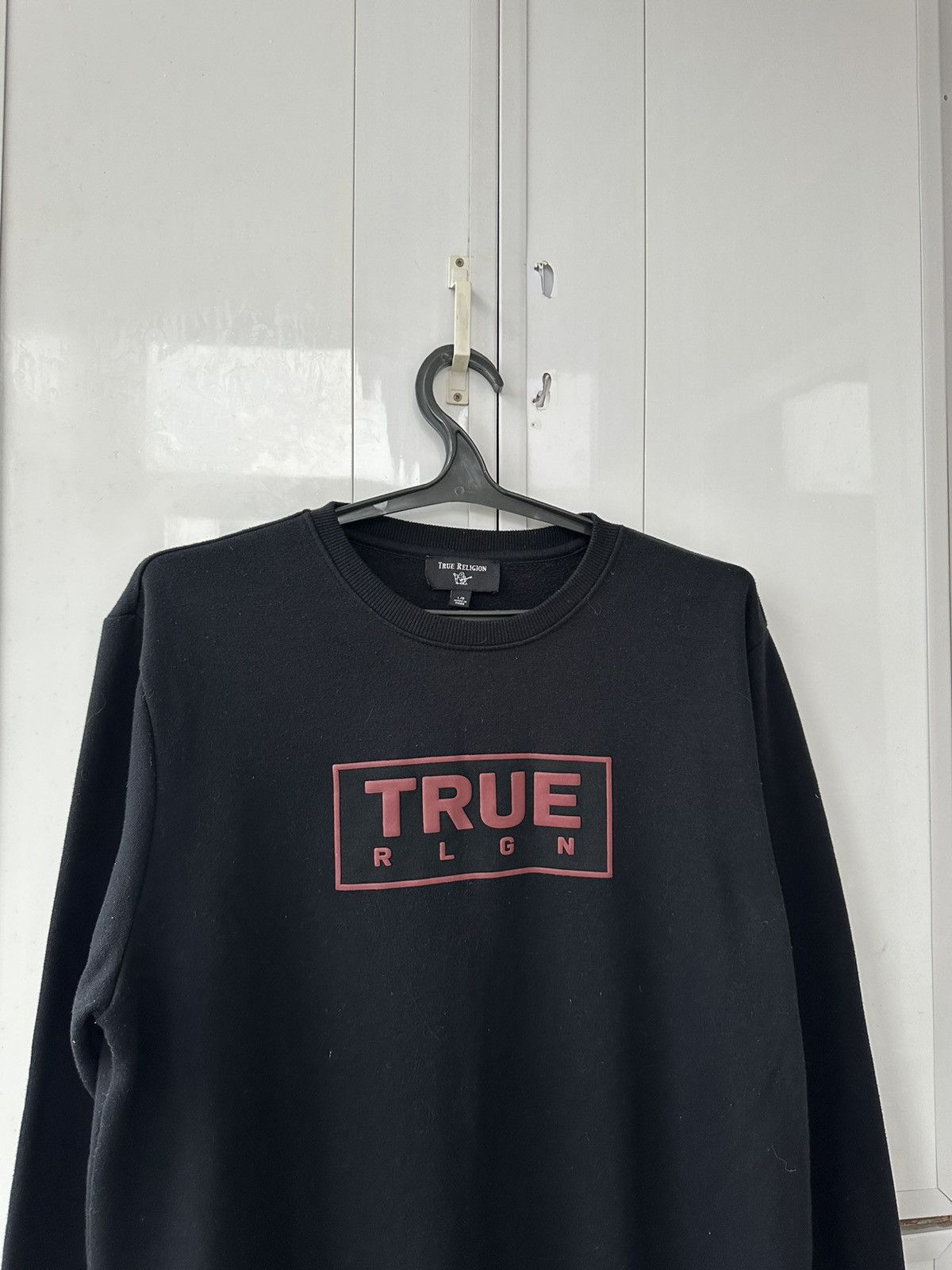 True Religion Vintage Red True Religion Black Sweatshirt Size US L / EU 52-54 / 3 - 5 Thumbnail