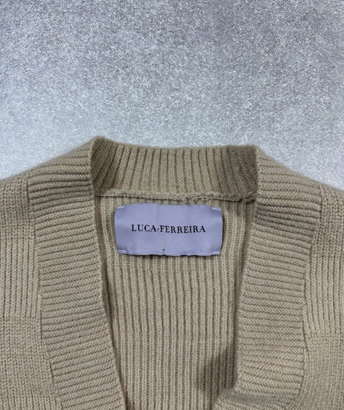 Other Luca Ferreira Men’s Wool Cardigan Sweater Sz L Size US L / EU 52-54 / 3 - 2 Thumbnail
