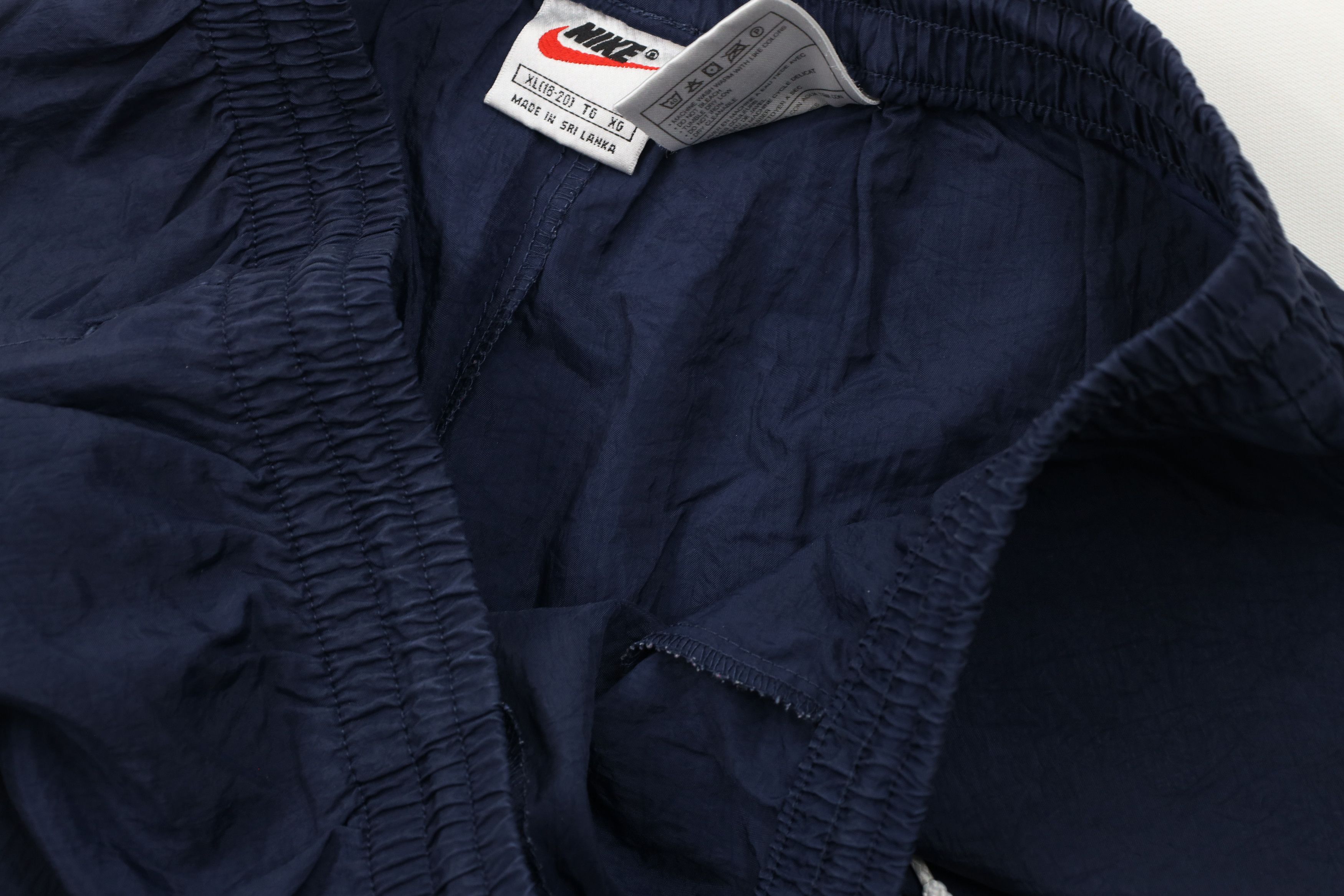 Nike Vintage 90s Nike Scott Mini Swoosh Nylon Joggers Pants Blue Size US 38 / EU 54 - 9 Thumbnail