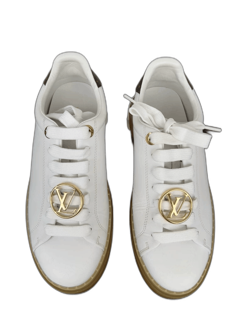 Louis Vuitton Louis Vuitton White Sneakers Size 37 Size US 7 / IT 37 - 1 Thumbnail