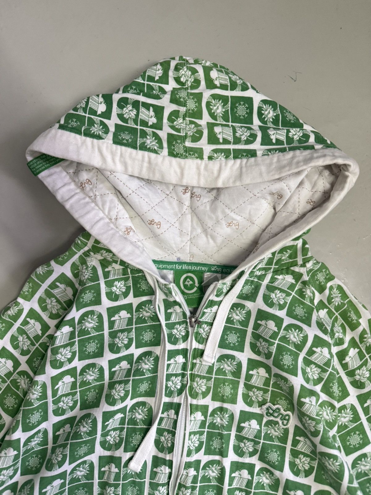LRG LRG Ovp 00s y2k zip up hoodie Size US L / EU 52-54 / 3 - 3 Thumbnail