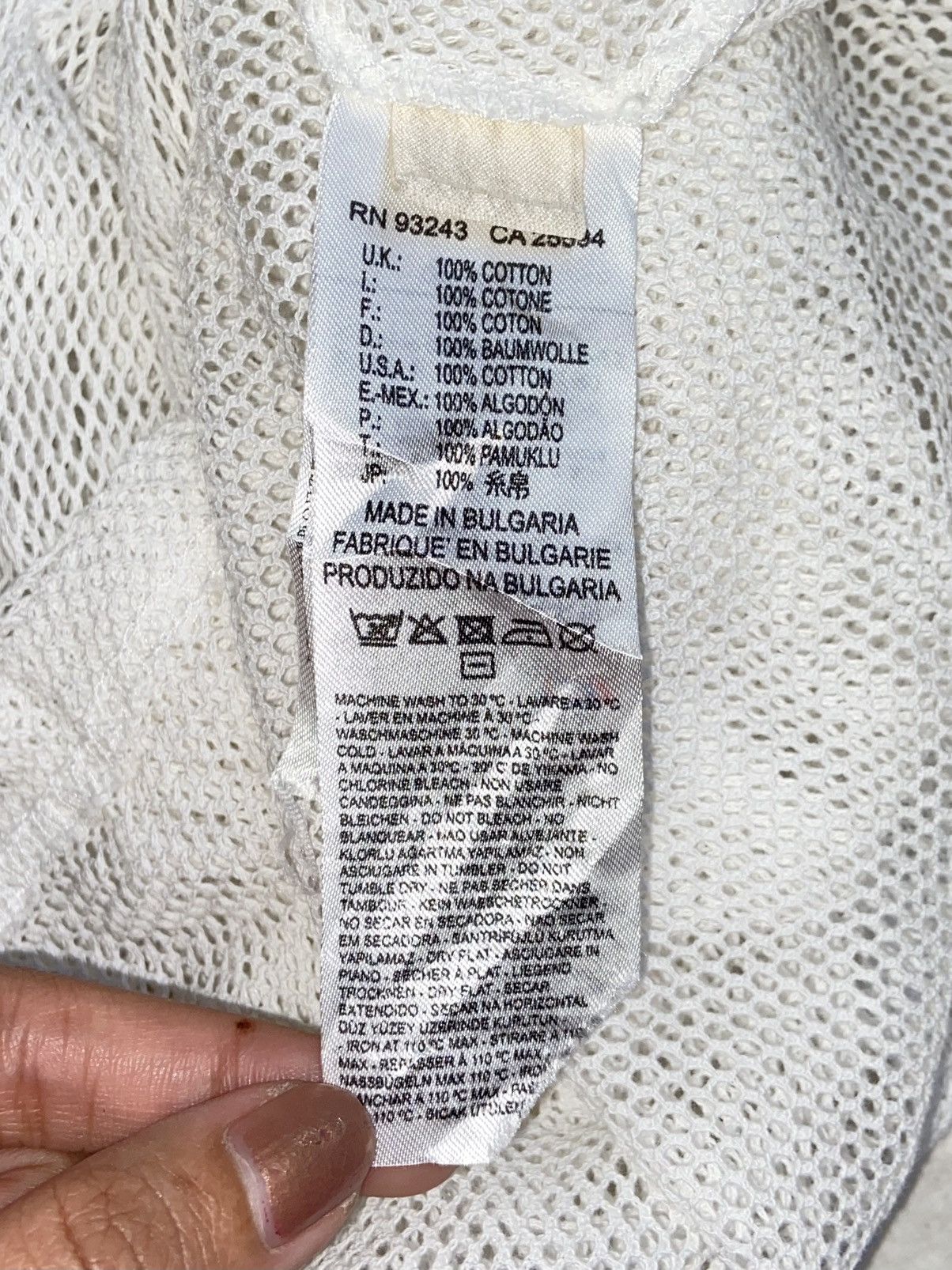 Diesel DIESEL White Mesh T-shirt Size US XS / EU 42 / 0 - 17 Thumbnail