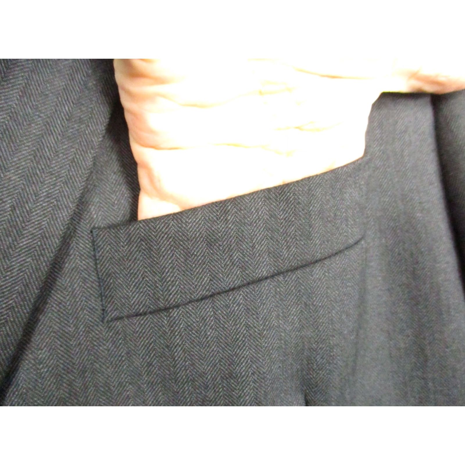 Brooks Brothers Brooks Brothers Makers 1818 Sport Coat 42R Gray Saxxon Wool Madison Fit Wool Blazer Notch Lapel Plaid Regular 2-Button Single-Breasted Men Jacket Size 42R - 6 Thumbnail