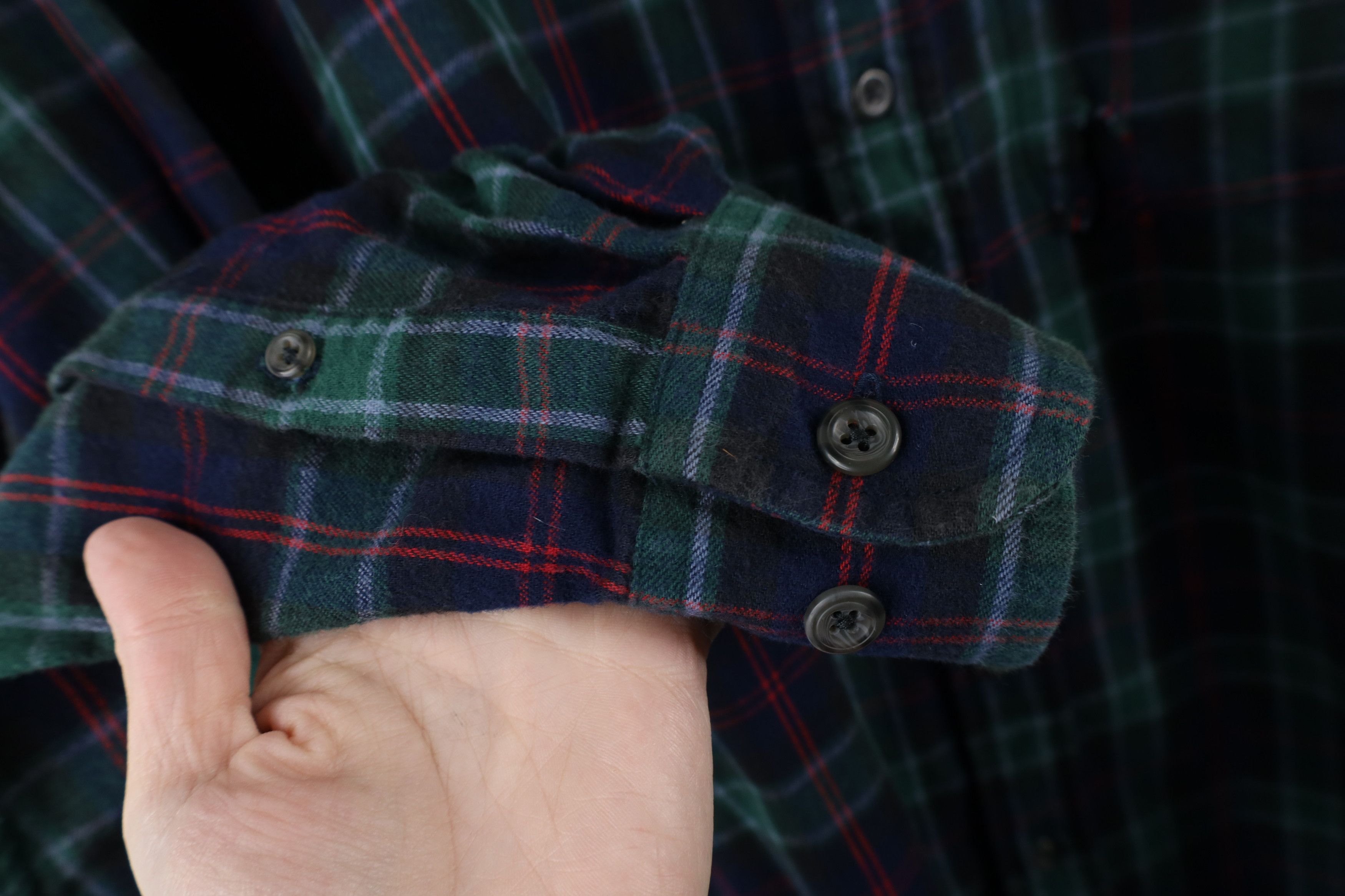 Cabelas × Vintage Vintage 90s Cabelas Flannel Collared Button Down Shirt Plaid Size US XL / EU 56 / 4 - 6 Thumbnail