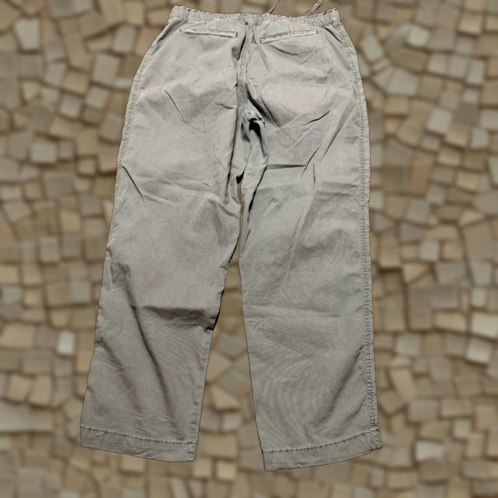 Vintage Sonoma Pants Women's Large Gray Tie Waist Casual 38" Length Womens Size 36" / US 14 / IT 50 - 1 Thumbnail