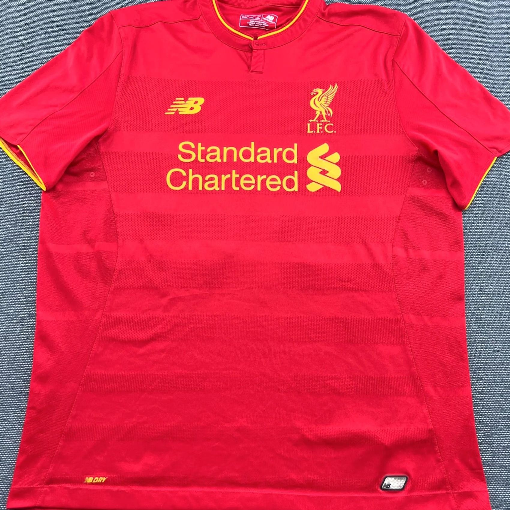 New Balance Liverpool 2016 2017 Home Lallana Men XL Football Jersey New Balance Adult Shirt Size US XL / EU 56 / 4 - 3 Thumbnail