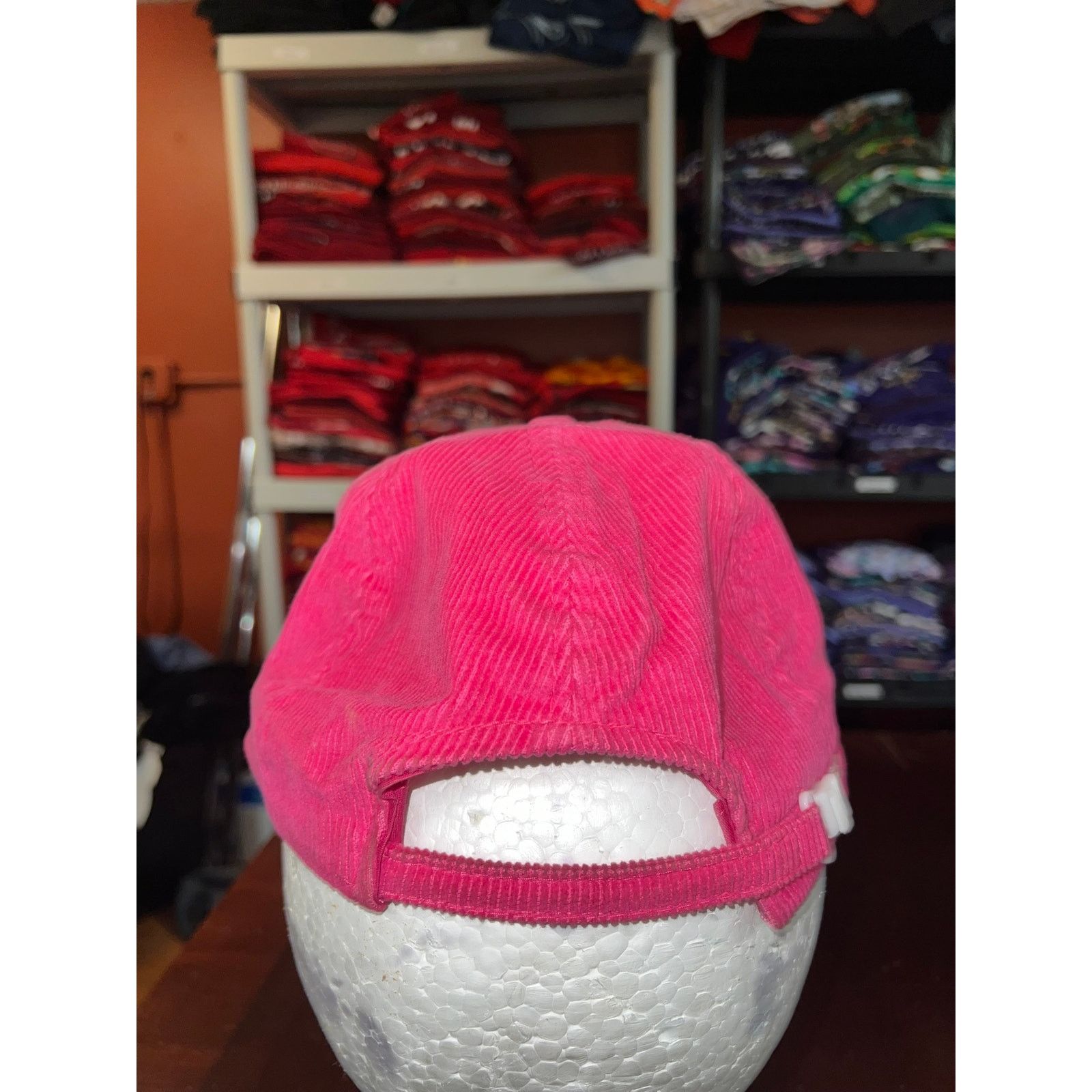 Vintage Vintage Pink Corduroy Roper Hat Strapback Master Cap VTG OS Size ONE SIZE - 4 Thumbnail