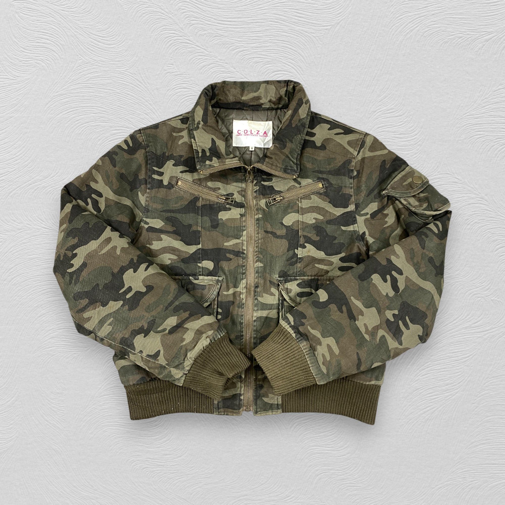 If Six Was Nine 2000s Colza Crop Camo Jacket Ifsixwasnine style -J176 Size US M / EU 48-50 / 2 - 4 Thumbnail