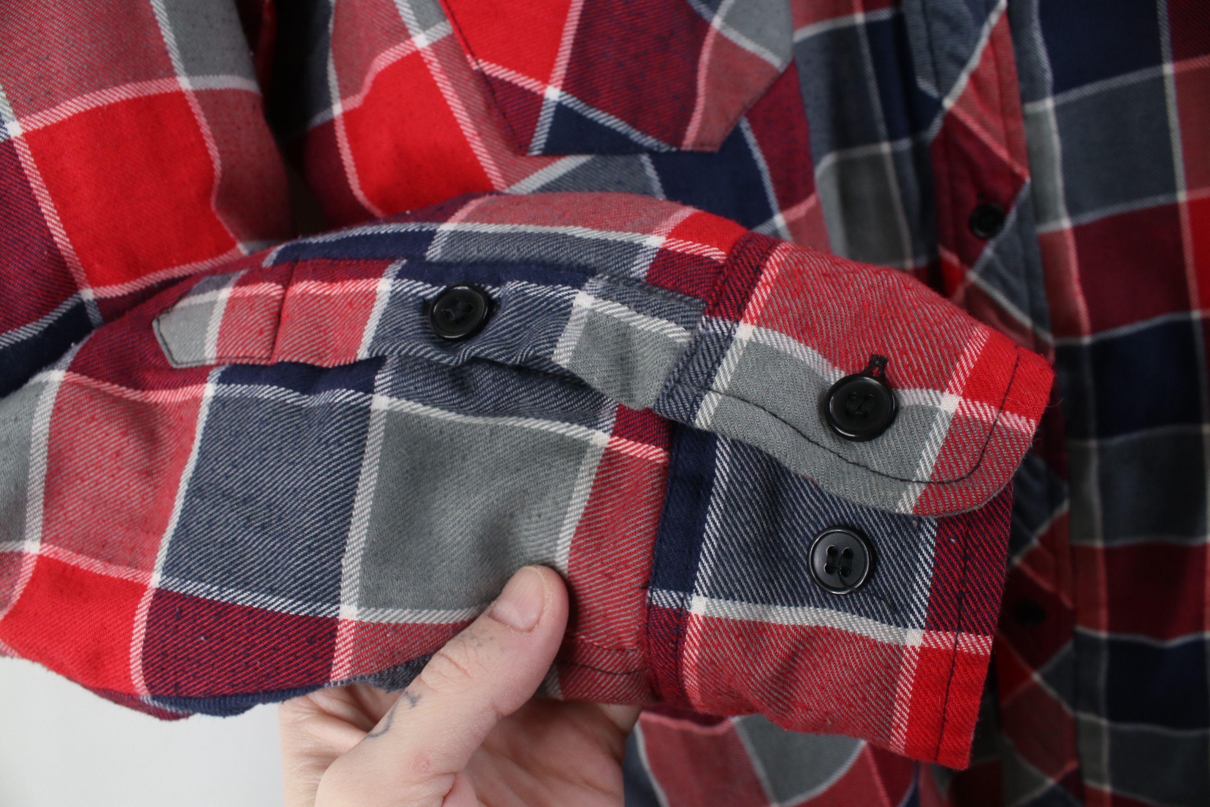 Vintage Vintage 90s Streetwear Flannel Button Shirt Jacket Jac Shirt Size US M / EU 48-50 / 2 - 8 Thumbnail