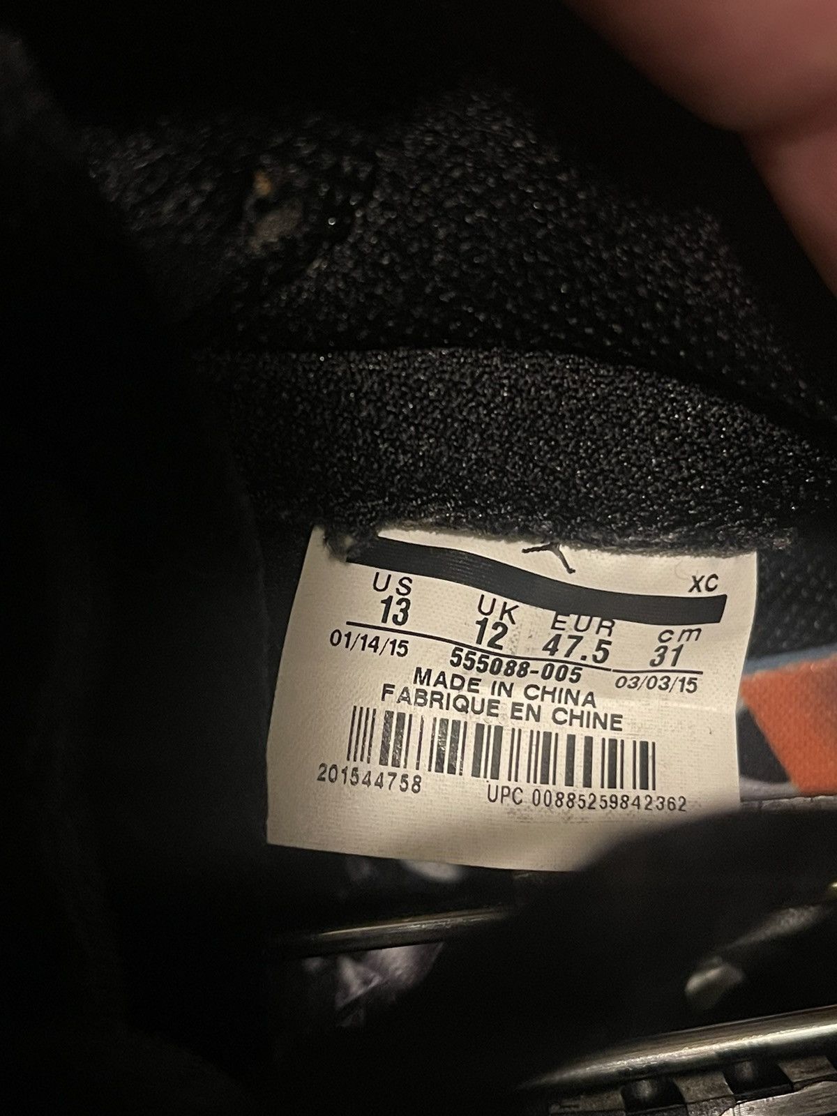 Jordan Brand Jordan 1 Retro High OG Shattered Backboard 2015 Size US 13 / EU 46 - 9 Thumbnail