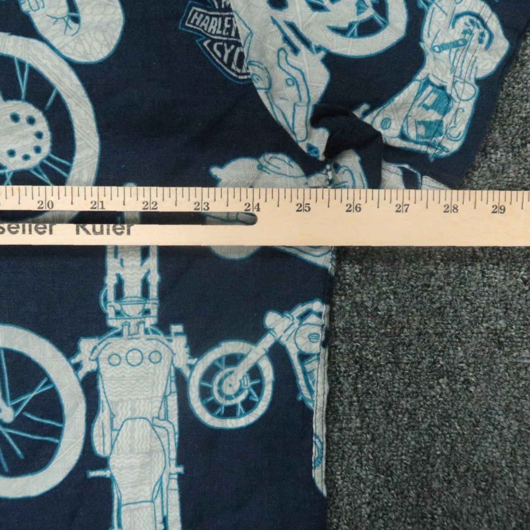 Harley Davidson VINTAGE Harley Davidson Shirt Men XXL Blue Linen Blend Short Sleeve Willie G Size US XXL / EU 58 / 5 - 7 Thumbnail