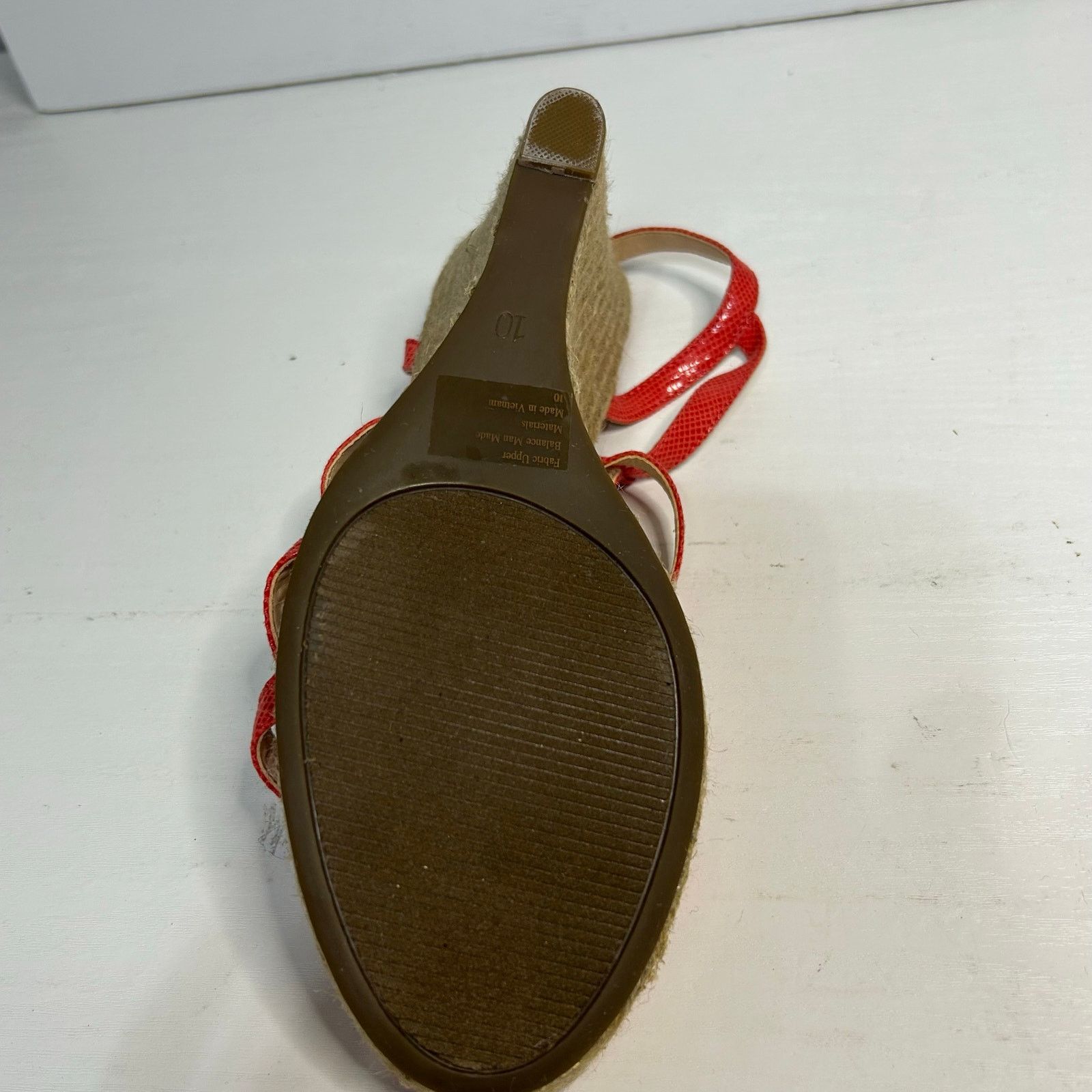 Other Kelly & Katie Rachel Coral Espadrille Wedge 10 Size US 10 / IT 40 - 10 Thumbnail