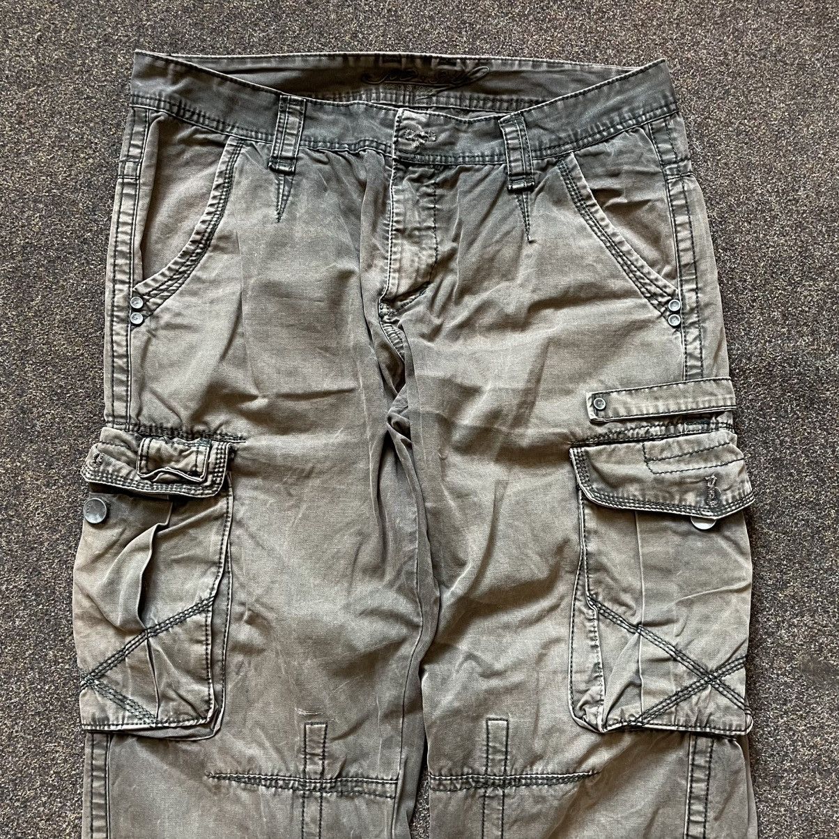 Vintage Vintage Y2K Baggy Cargo Pants Distressed Workwear Tan 36 Size US 36 / EU 52 - 5 Thumbnail