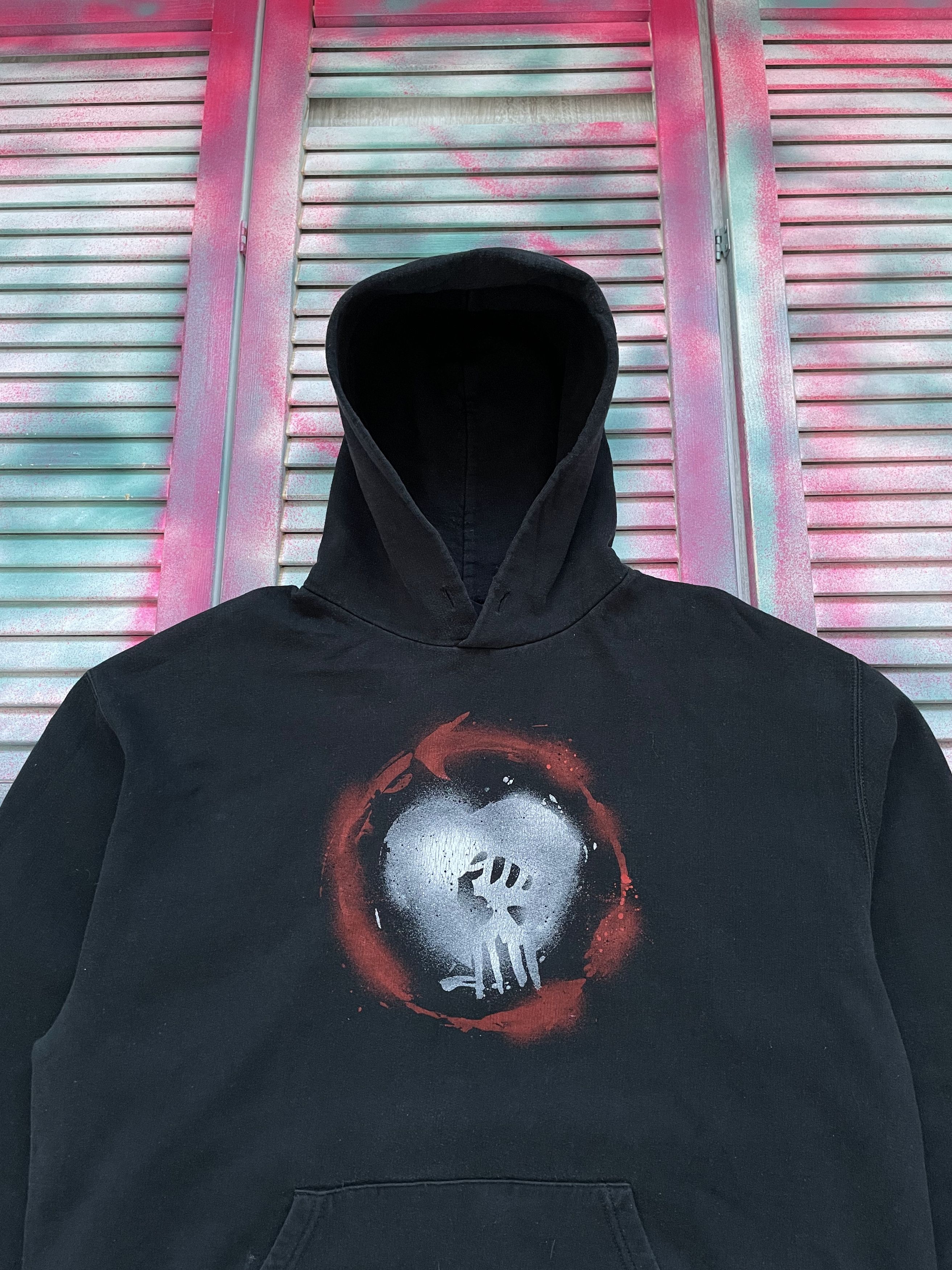 Band Tees Vintage RISE AGAINST Street Style Graffiti Big Logo Hoodie Size US L / EU 52-54 / 3 - 2 Thumbnail