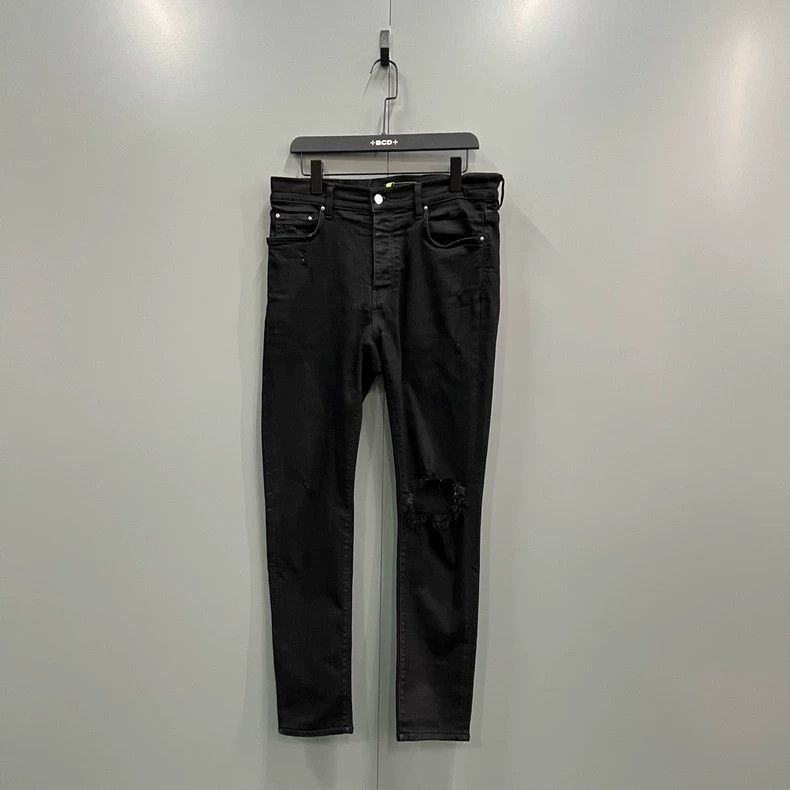 Amiri Amiri Black Trousers Size US 33 - 1 Thumbnail